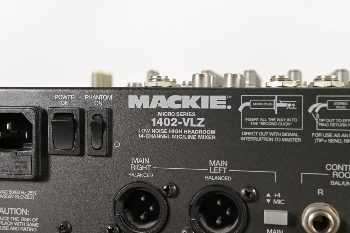 Mackie 1402-VLZ Micro Series 14-Channel Audio Mixer