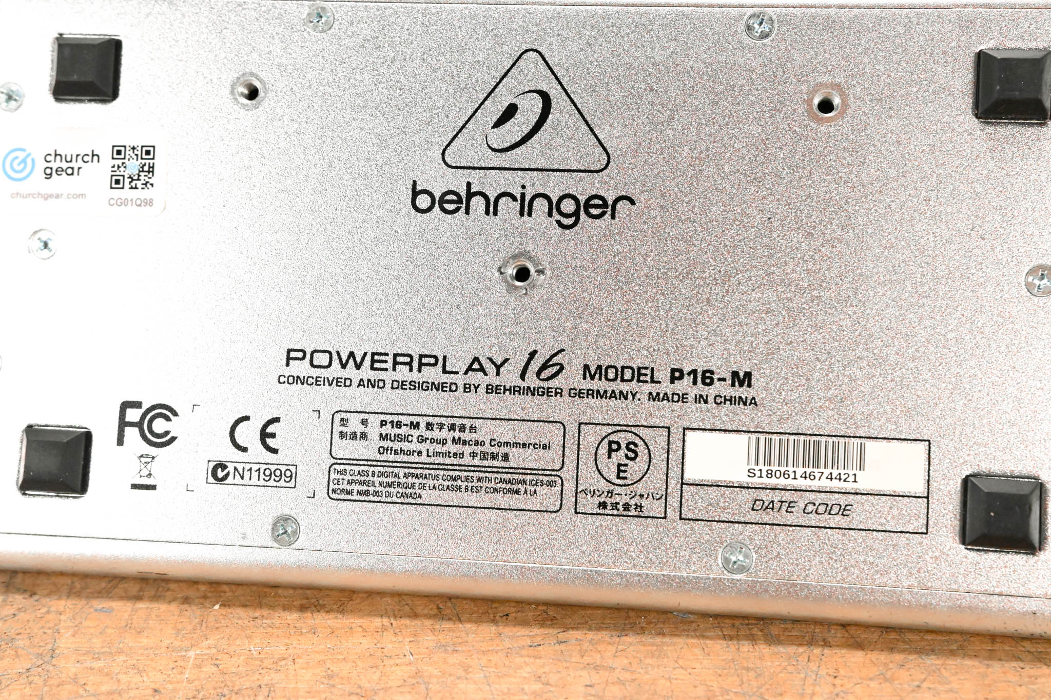 Behringer Powerplay P16-M 16-Channel Digital Personal Mixer