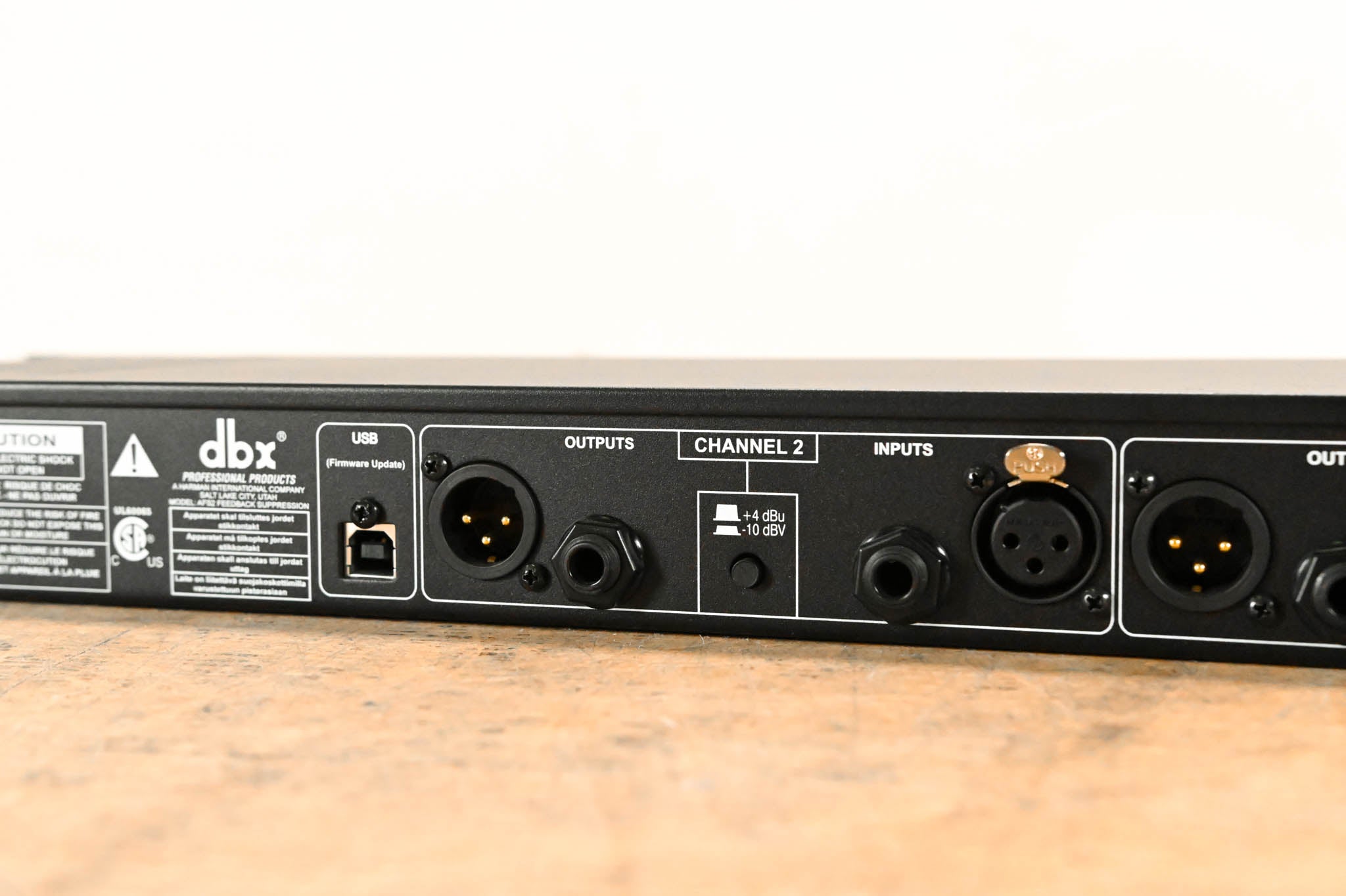 dbx AFS2-V Dual Channel Advanced Feedback Suppression Processor
