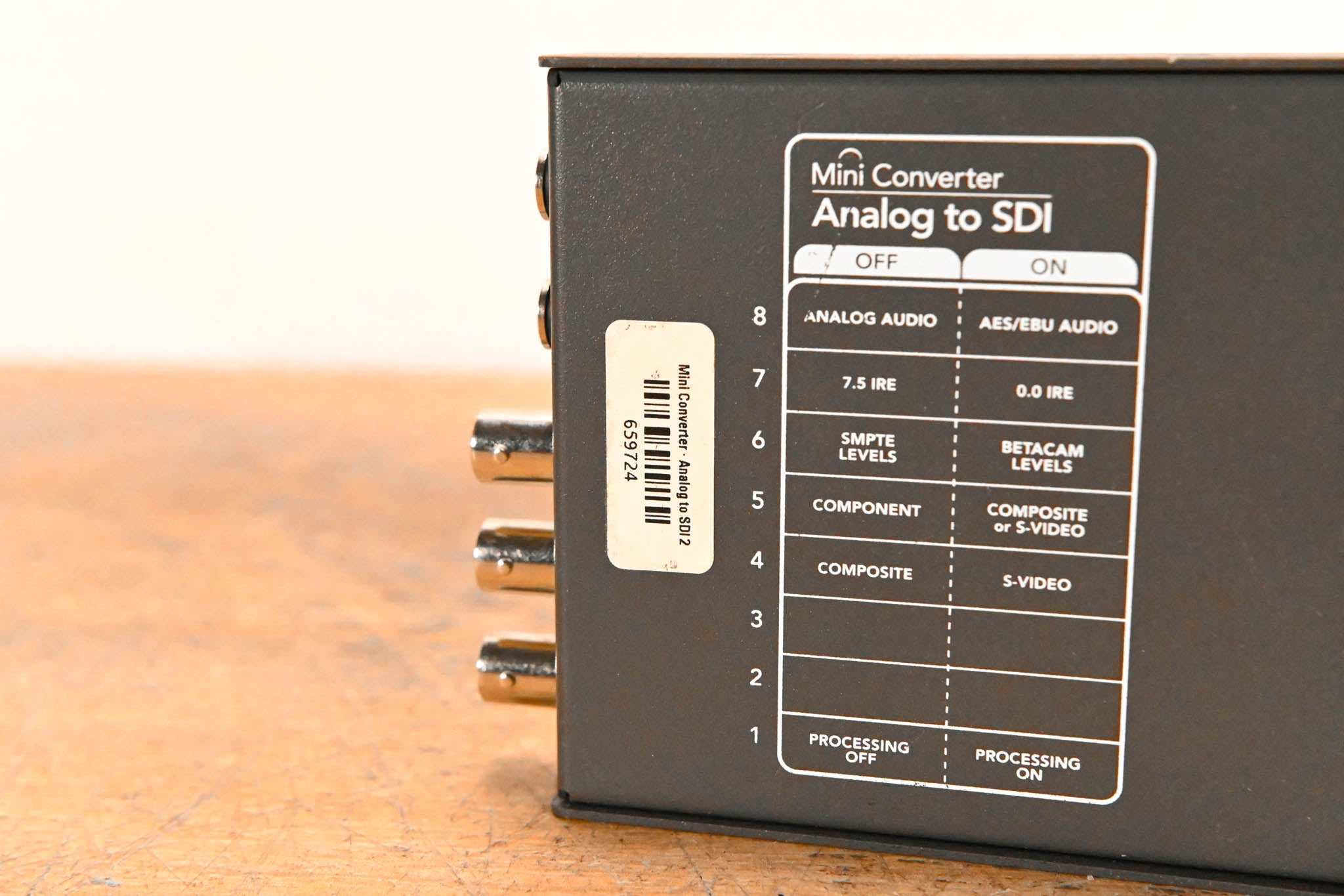 Blackmagic Design Mini Converter Analog to SDI (NO POWER SUPPLY)