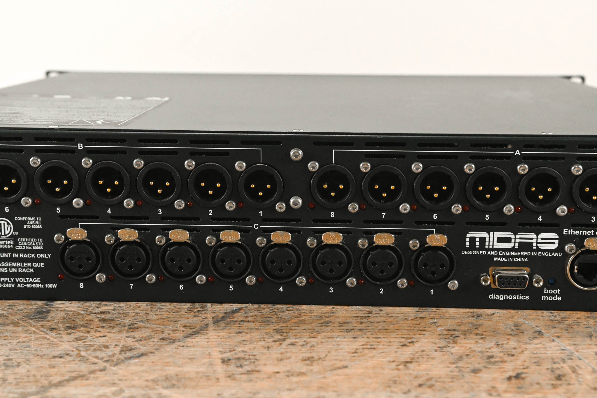 Midas DL154 8 Input, 16 Output Stage Box