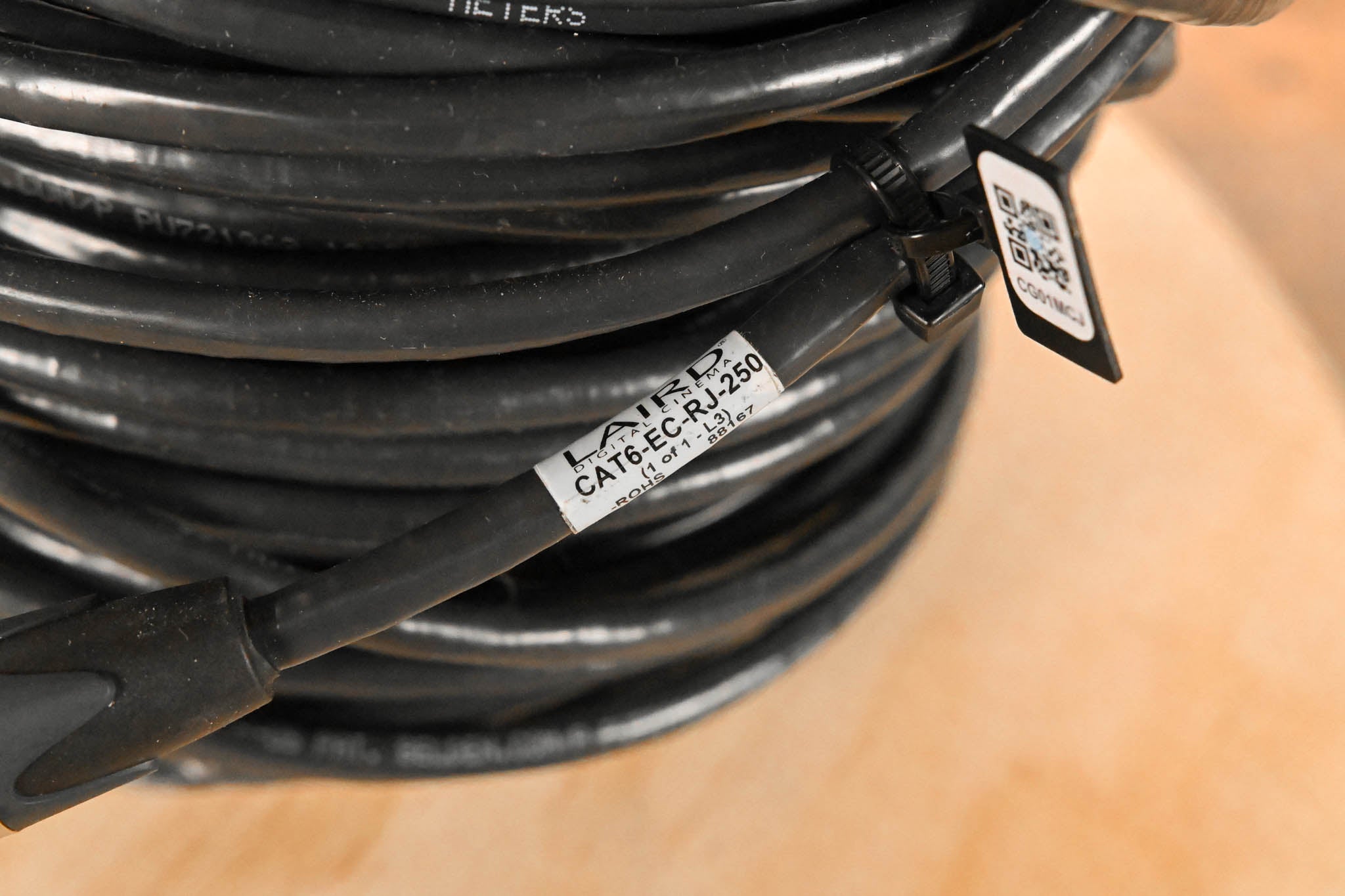 Laird CAT6-EC-RJ-250 10GX Cat6 etherCON to RJ45 Ethernet Cable - 250 ft