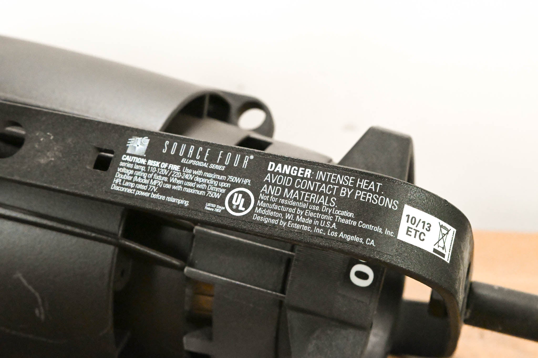 ETC Source Four 750 Ellipsoidal Light (No Lens Tube)