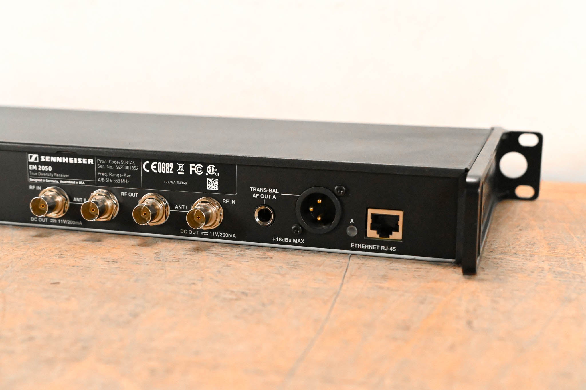 Sennheiser EM 2050 Dual-Channel Wireless Receiver Aw Range: 516-558 MHz