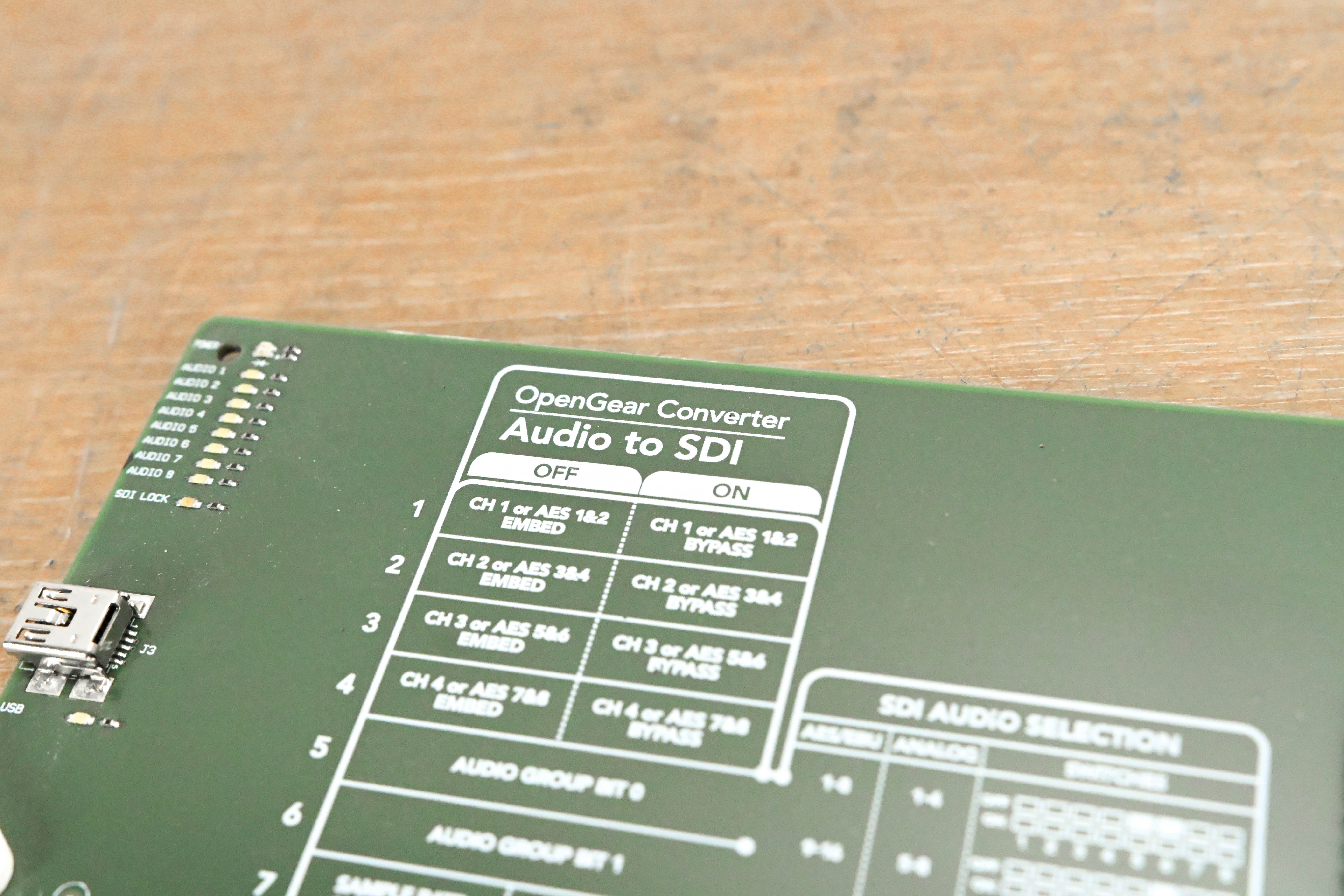 Blackmagic Design OpenGear Converter - Audio to SDI