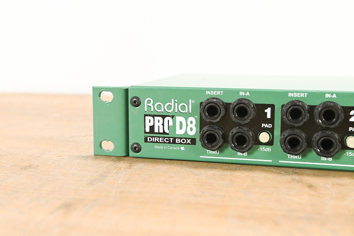 Radial Engineering ProD8 8-Channel Passive Instrument Direct Box