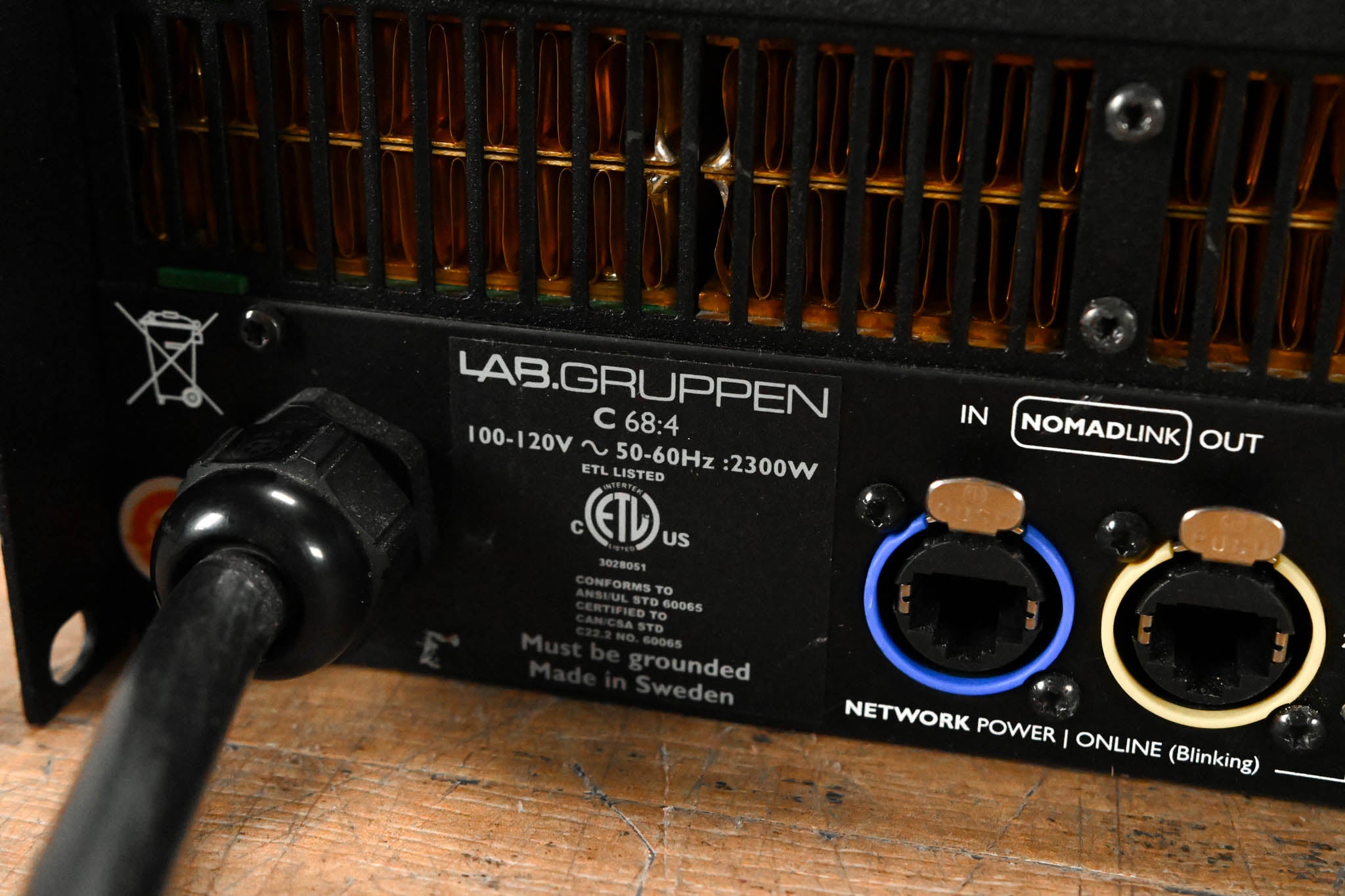 Lab Gruppen C 68:4 6800W Four-Channel Power Amplifier