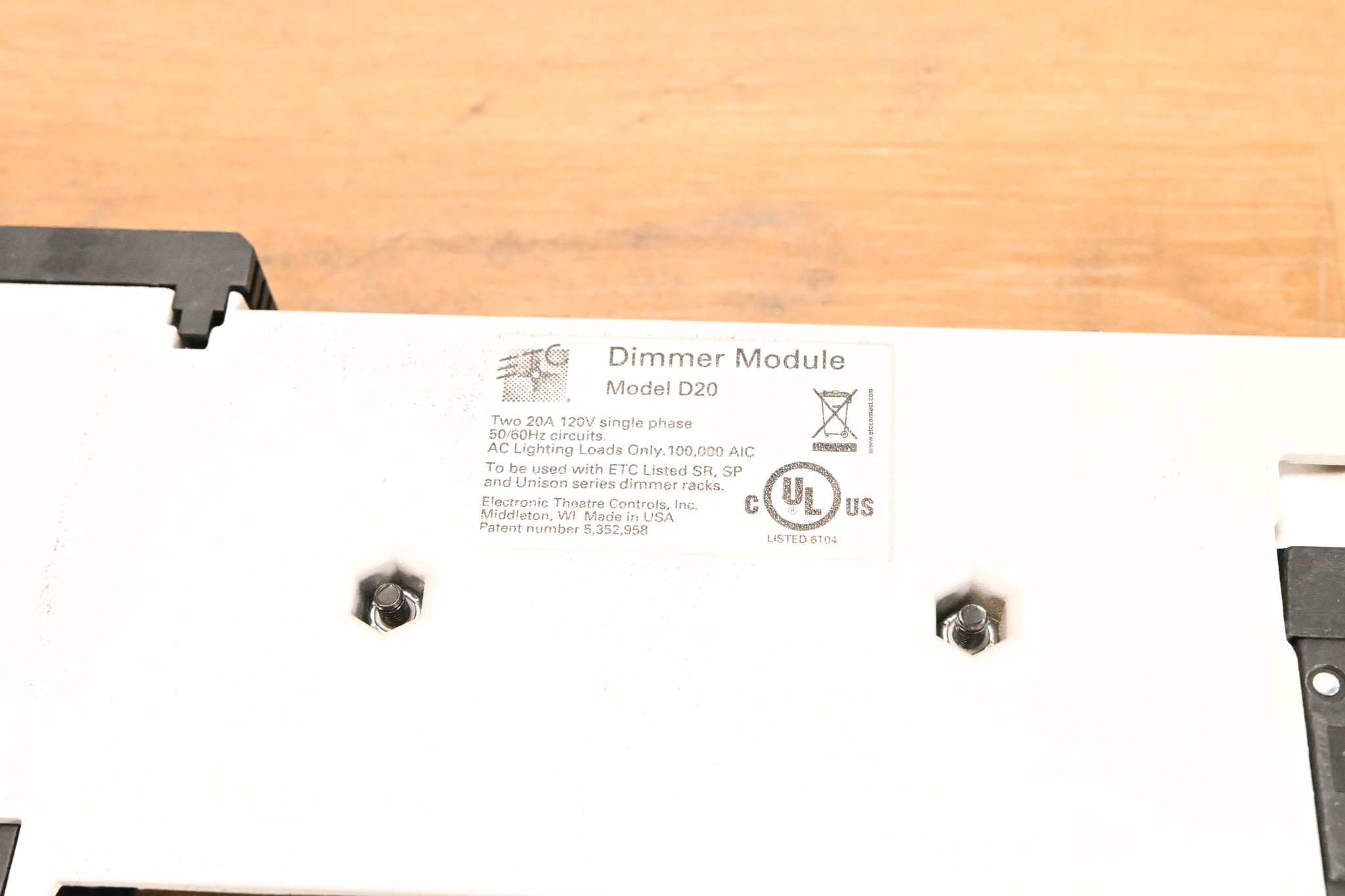 ETC D20 Dual 20A Dimmer Module (PAIR)