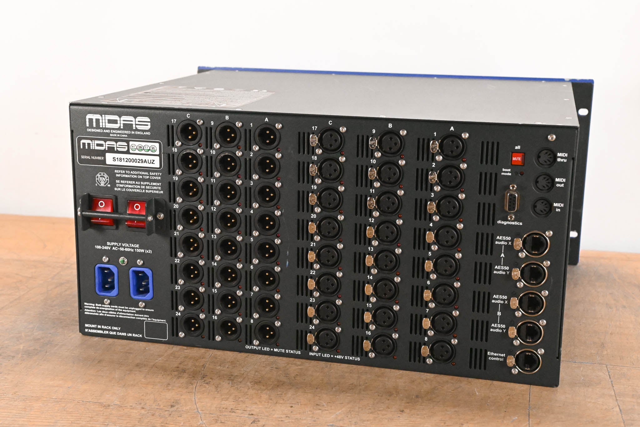 Midas DL231 24x24 Active Microphone Splitter