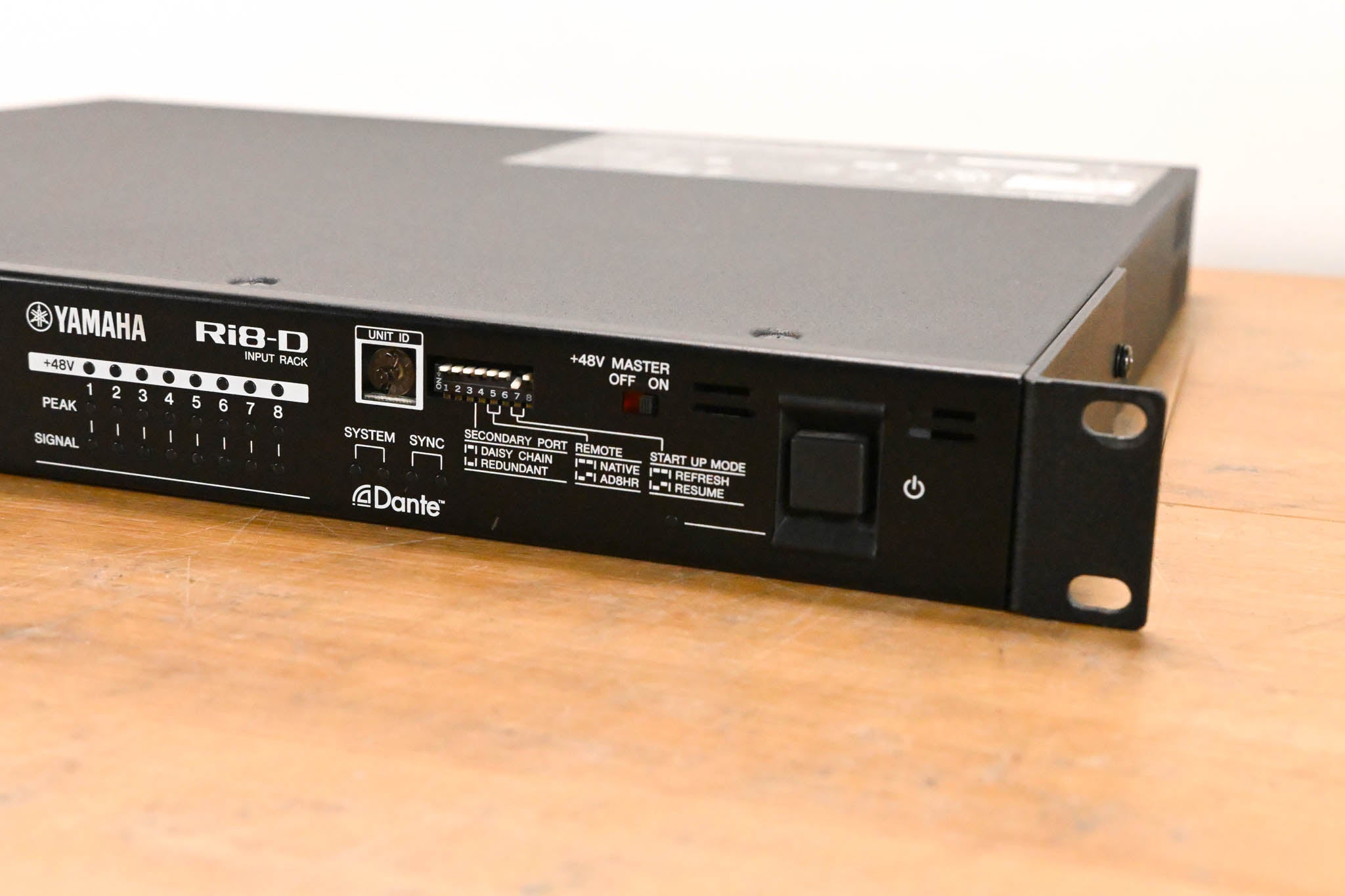 Yamaha Ri8-D Rio Series 8-Channel Remote Input Rack w/ Dante