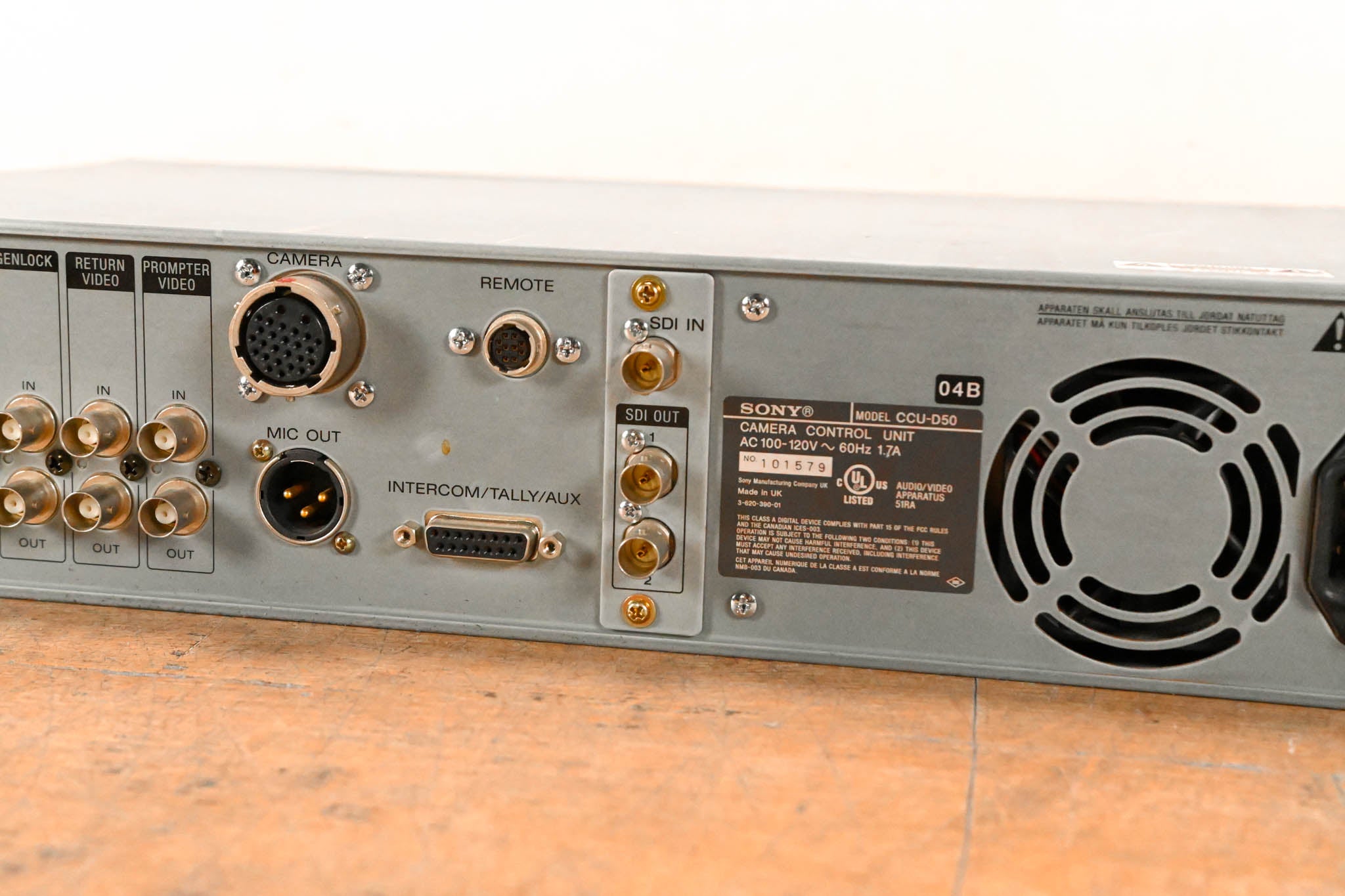 Sony CCU-D50 Camera Control Unit