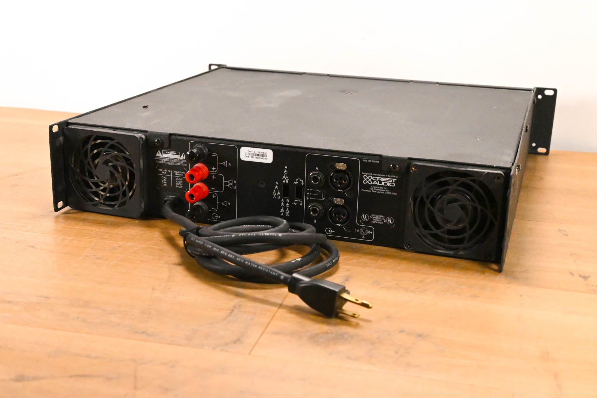 Crest Audio CA4 2-Channel Power Amplifier CG01YXQ