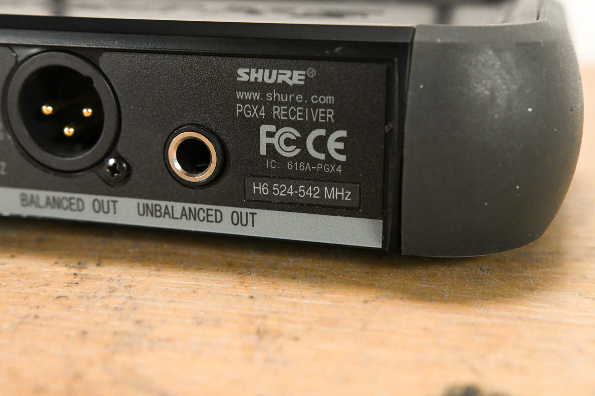 Shure PGX14 Wireless Bodypack System - 524-542 MHz (NO POWER SUPPLY)