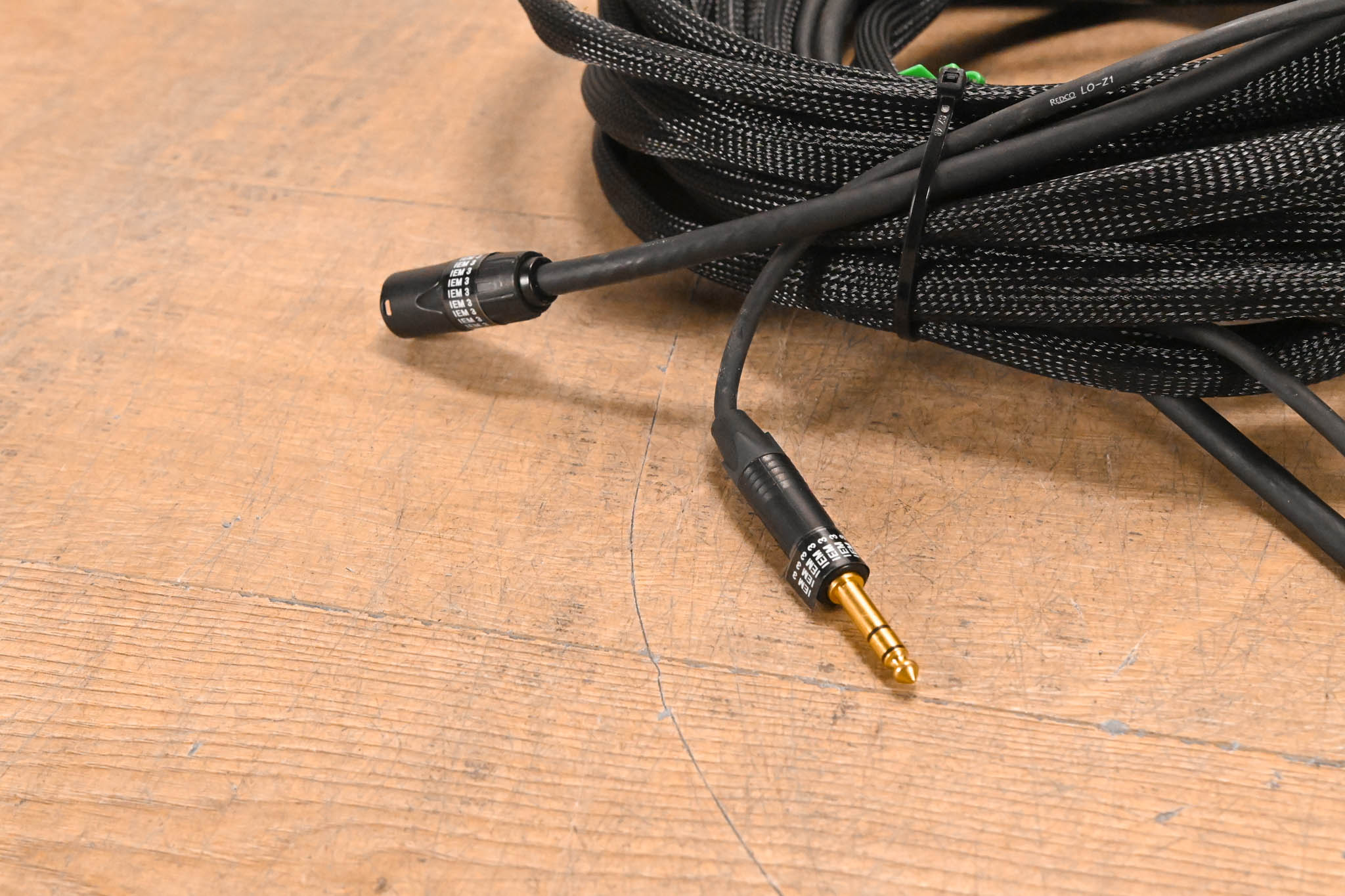 Unbranded 1/4" TRS and EtherCON RJ45 Loom - 40'