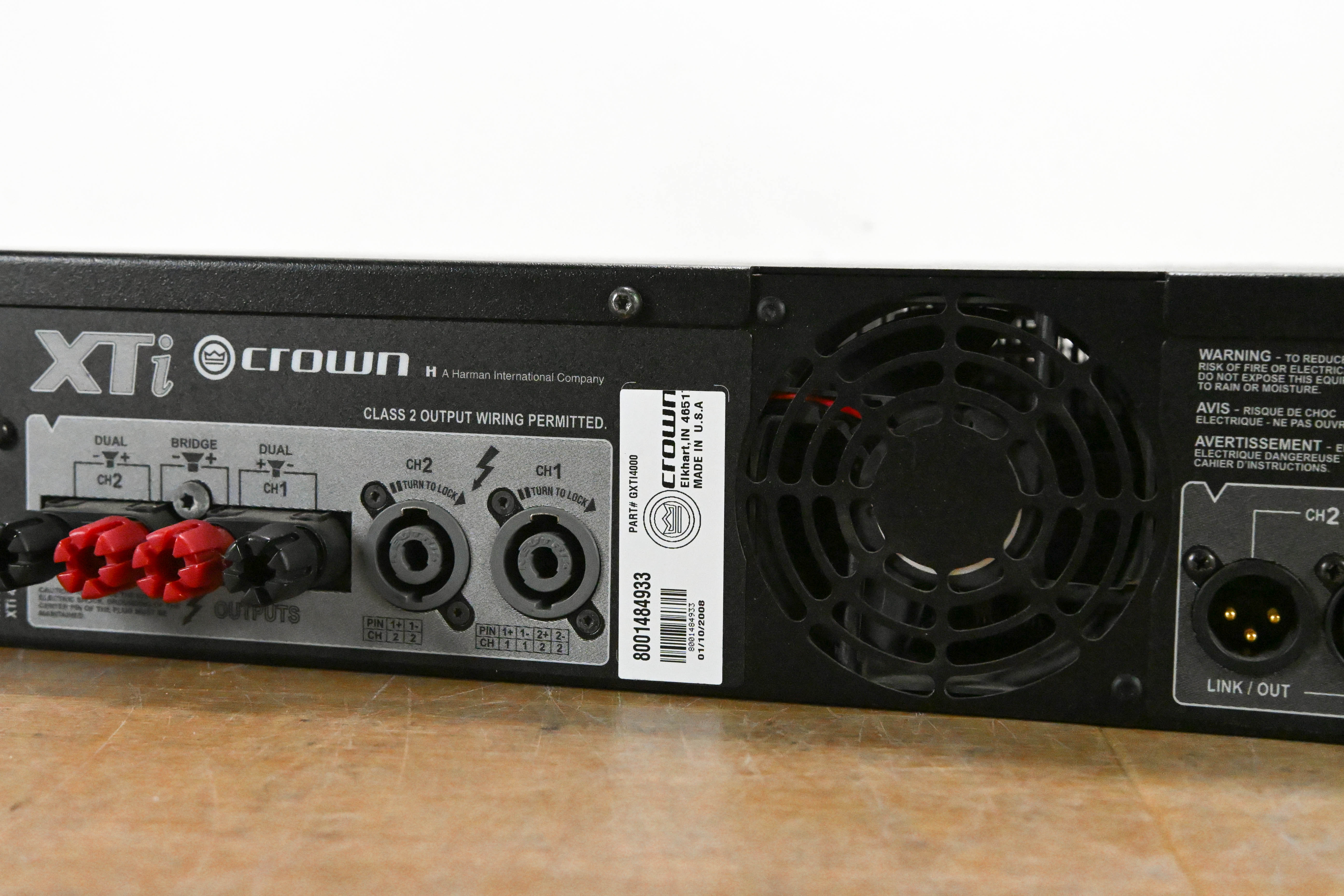 Crown XTi 4000 Stereo Power Amplifier with DSP