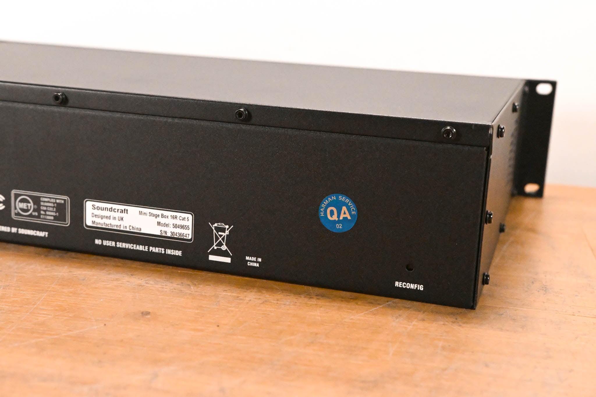 Soundcraft Mini Stagebox 16R Cat 5 16-CH Digital Stage Box w/ MADI Card