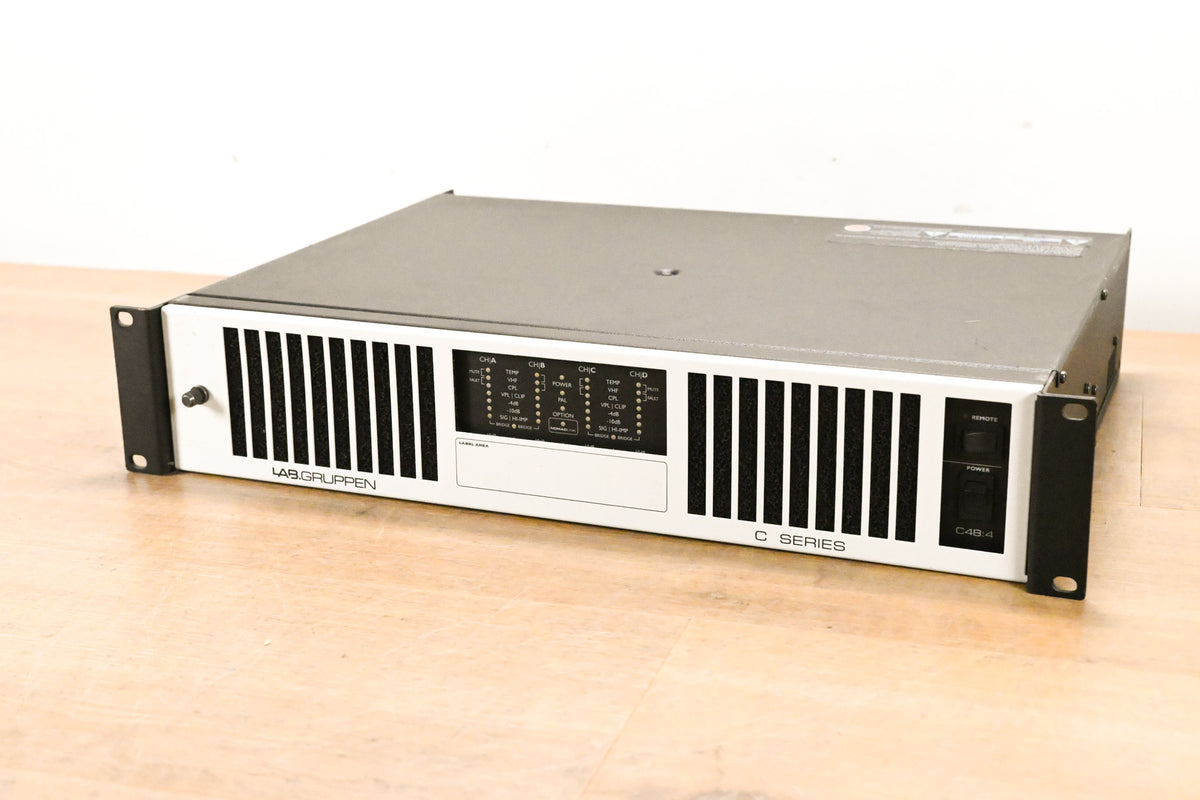 Lab Gruppen C 48:4 4800W 4-Channel Power Amplifier
