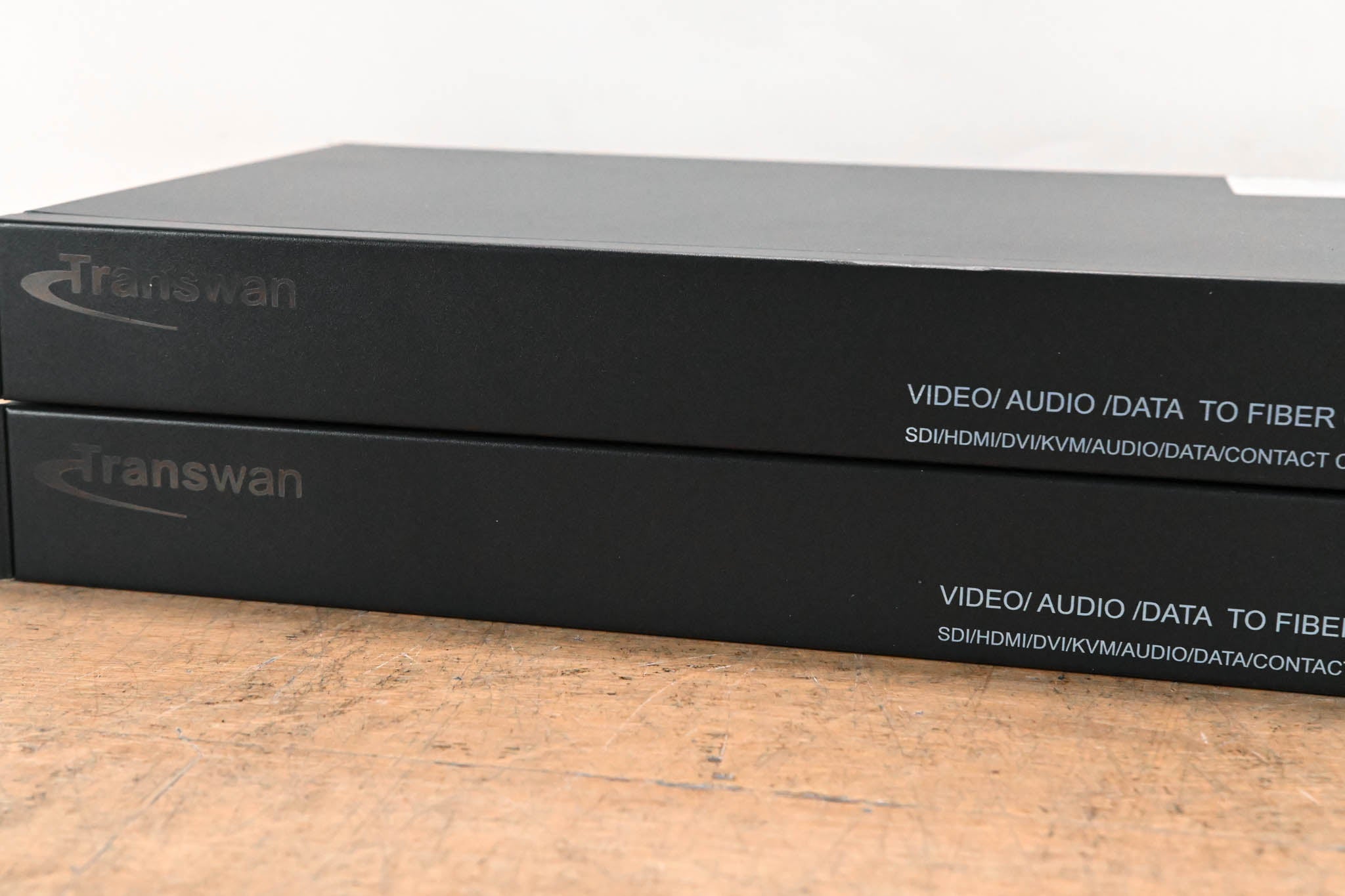 Transwan 8-CH Analog Audio Over Fiber Optical Multiplexer (TX/RX Pair)