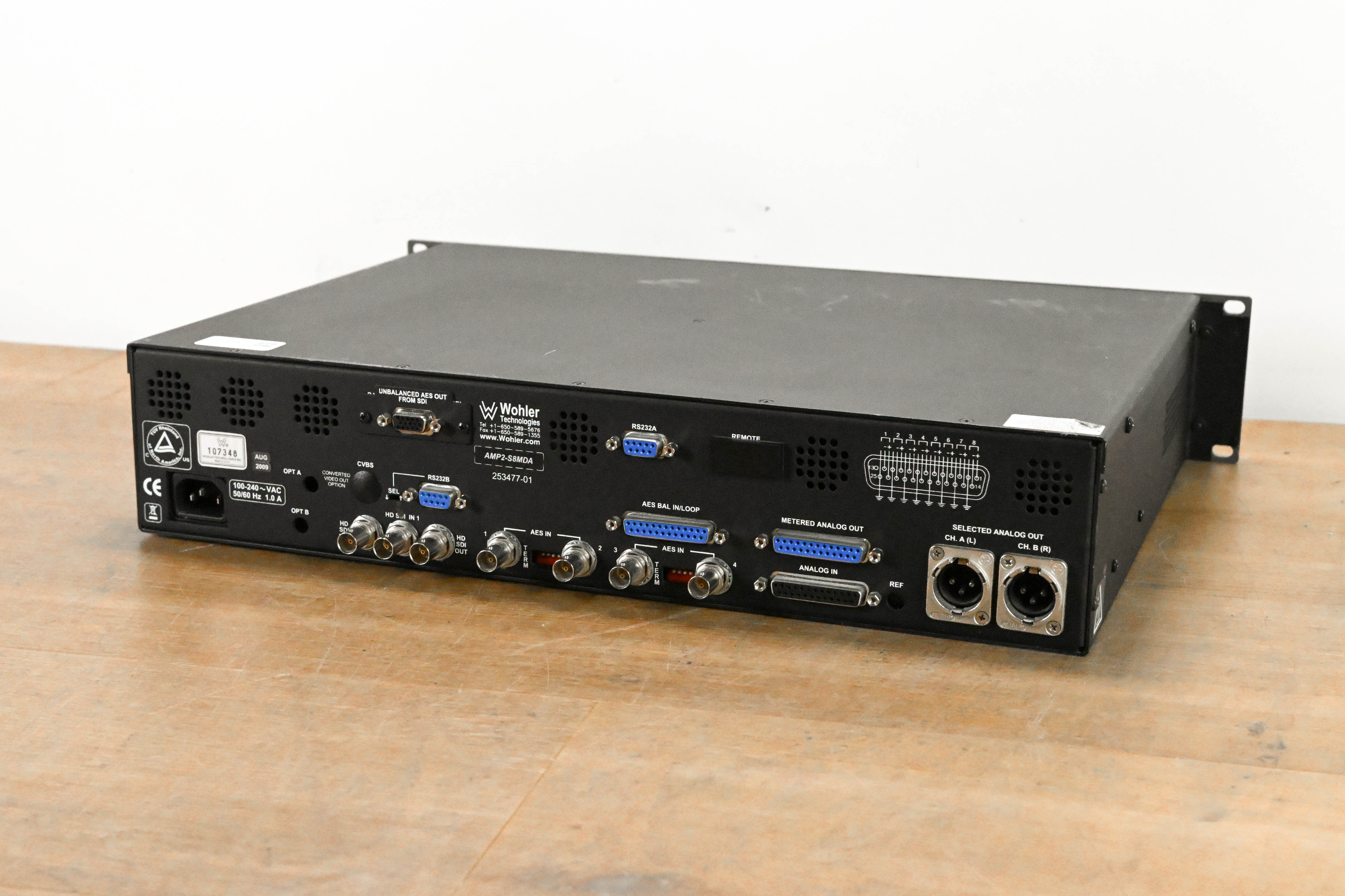 Wohler Technologies AMP2-S8MDA Multi-Format Audio Monitor