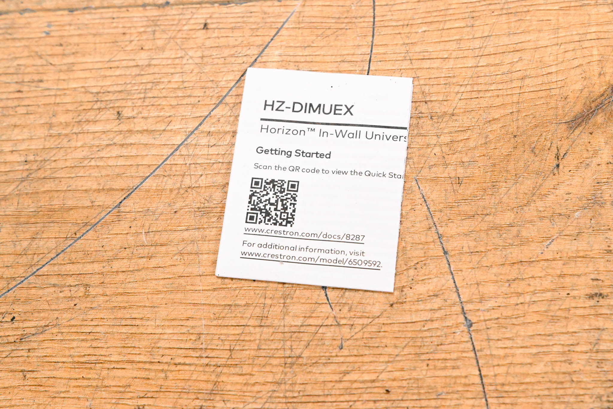Crestron HZ-DIMUEX-W Horizon In-Wall Universal Phase Dimmer