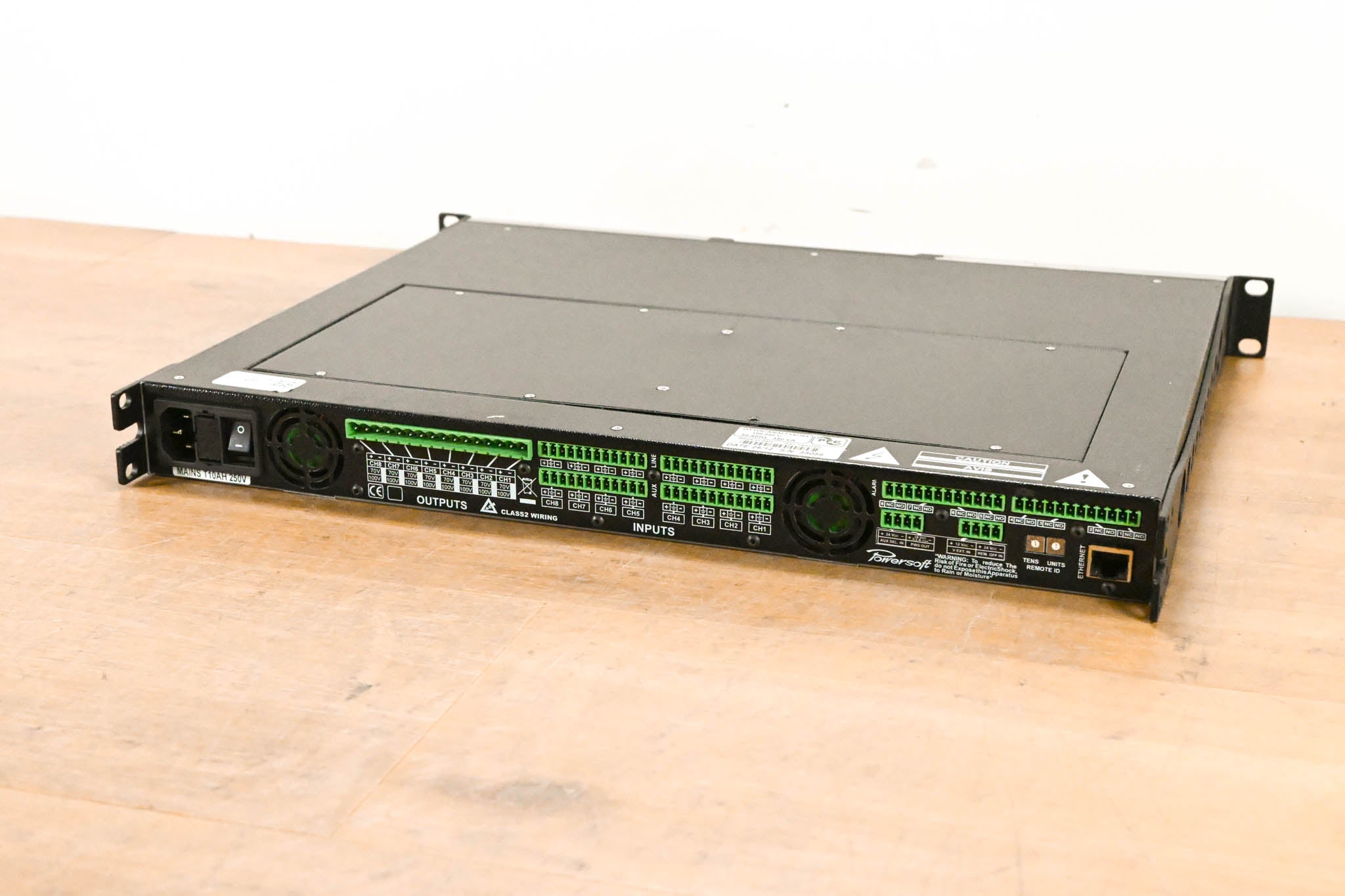 Powersoft Ottocanali 1204 DSP+ETH 8-Channel Power Amplifier