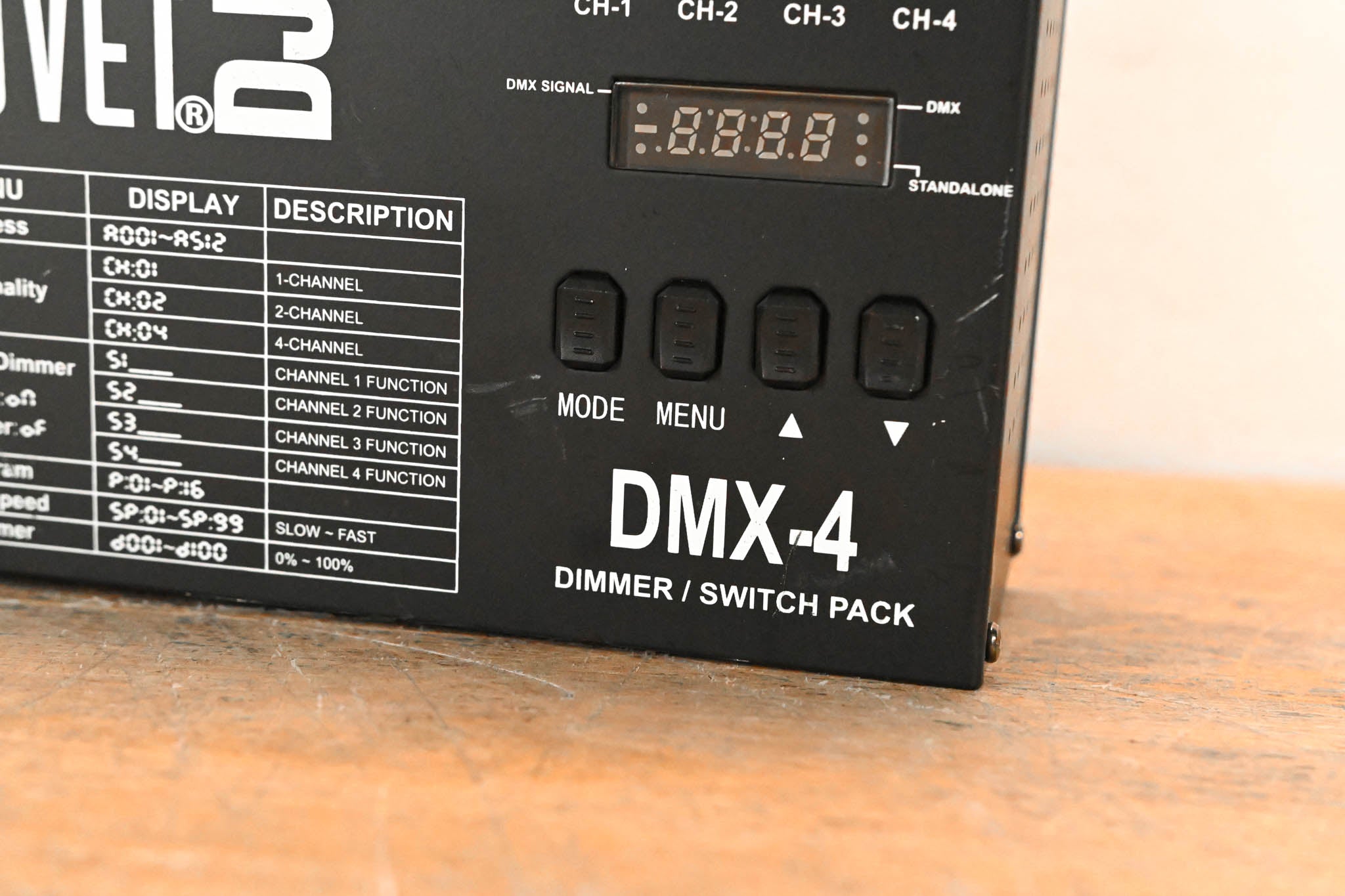 Chauvet DMX-4 4-Channel DMX Dimmer/Relay Pack