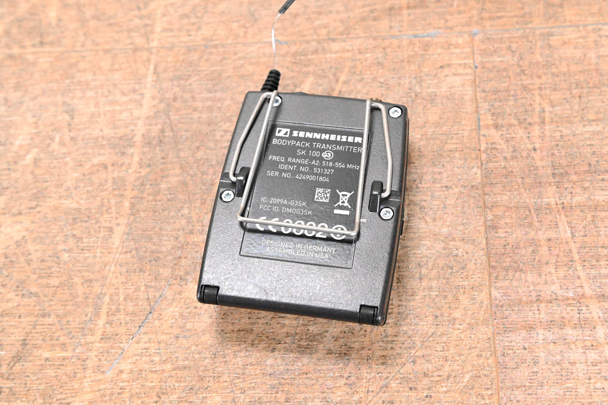 Sennheiser SK 100 G3 Wireless Bodypack Transmitter A2 Range: 518-554 MHz