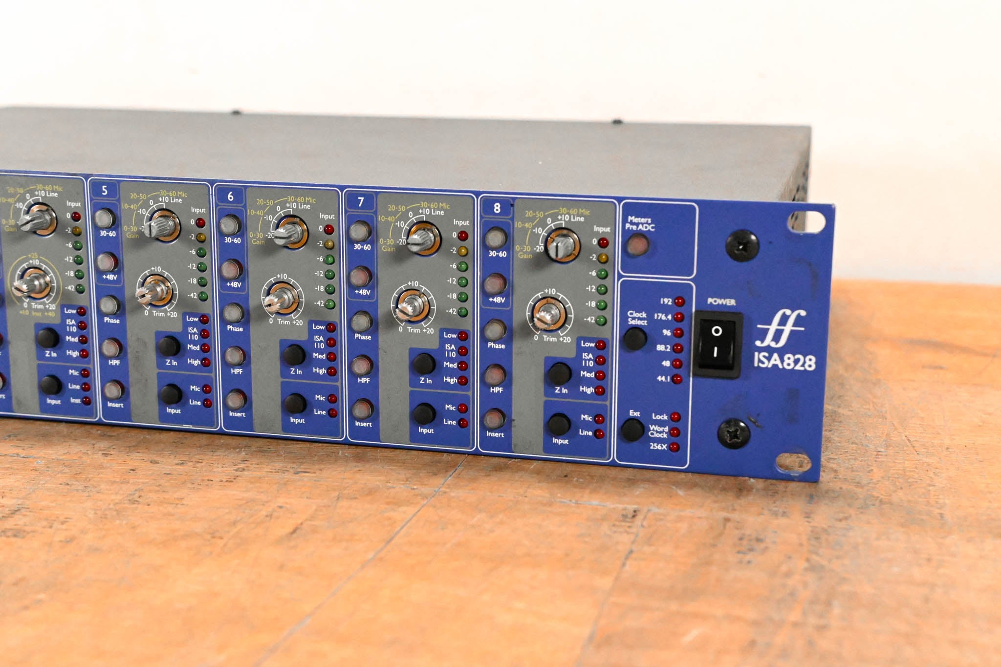 Focusrite ISA828 8-Channel Microphone Preamp w/ Optional Digital Card