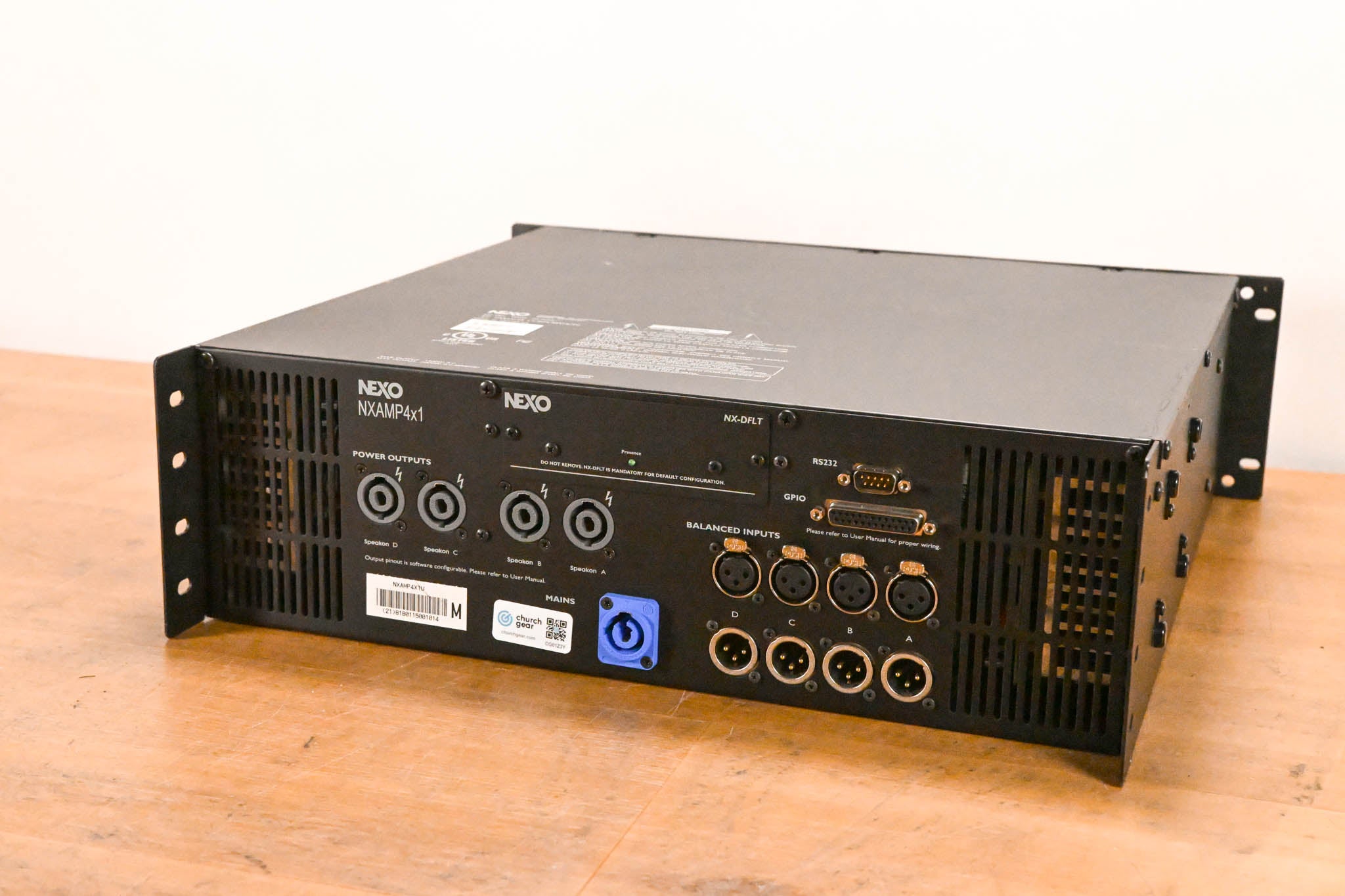 NEXO NXAMP4x1 4-Channel DSP Power Amplifier