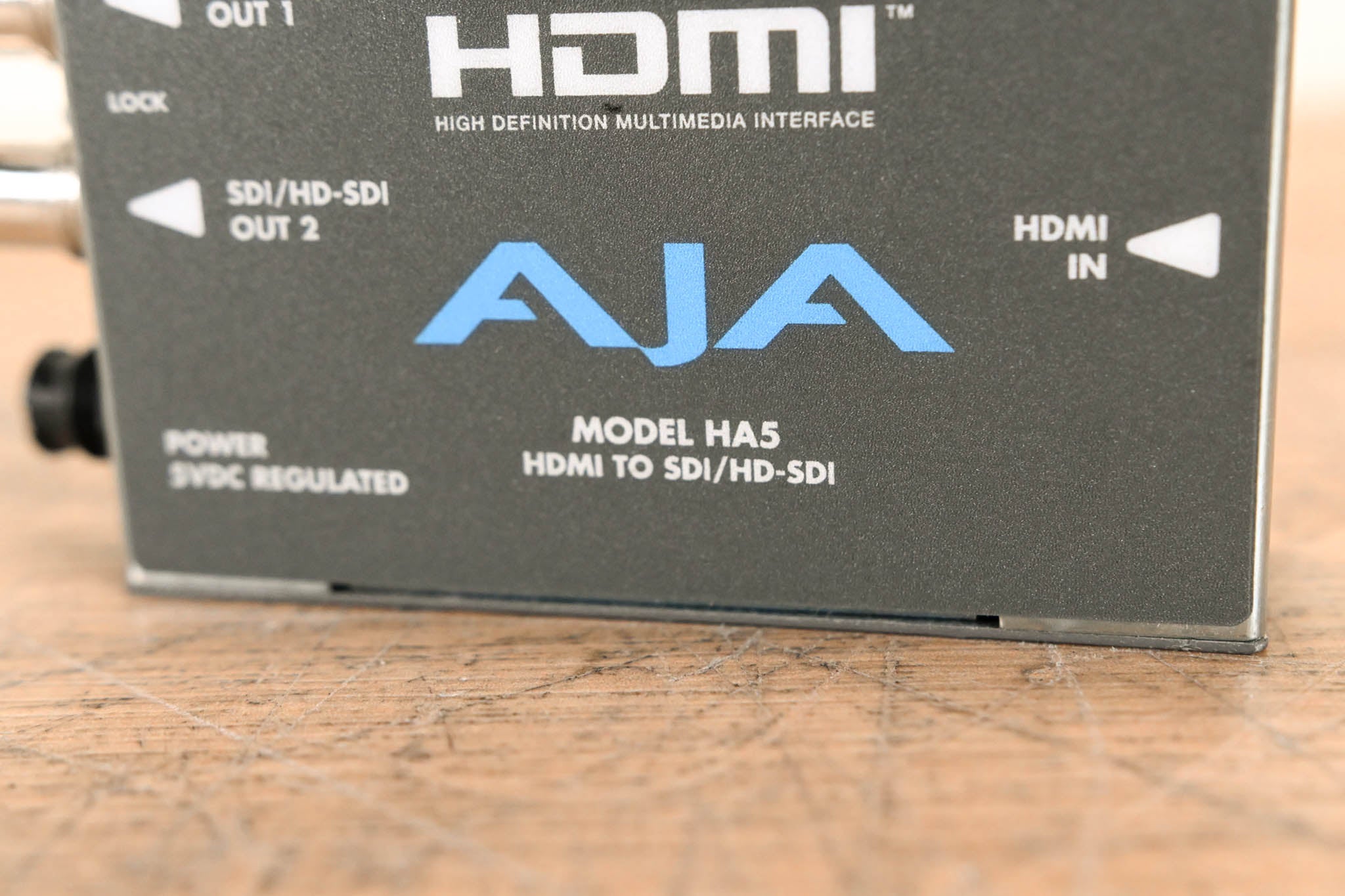 AJA HA5 HDMI to SD/HD-SDI Video and Audio Converter (NO POWER SUPPLY)