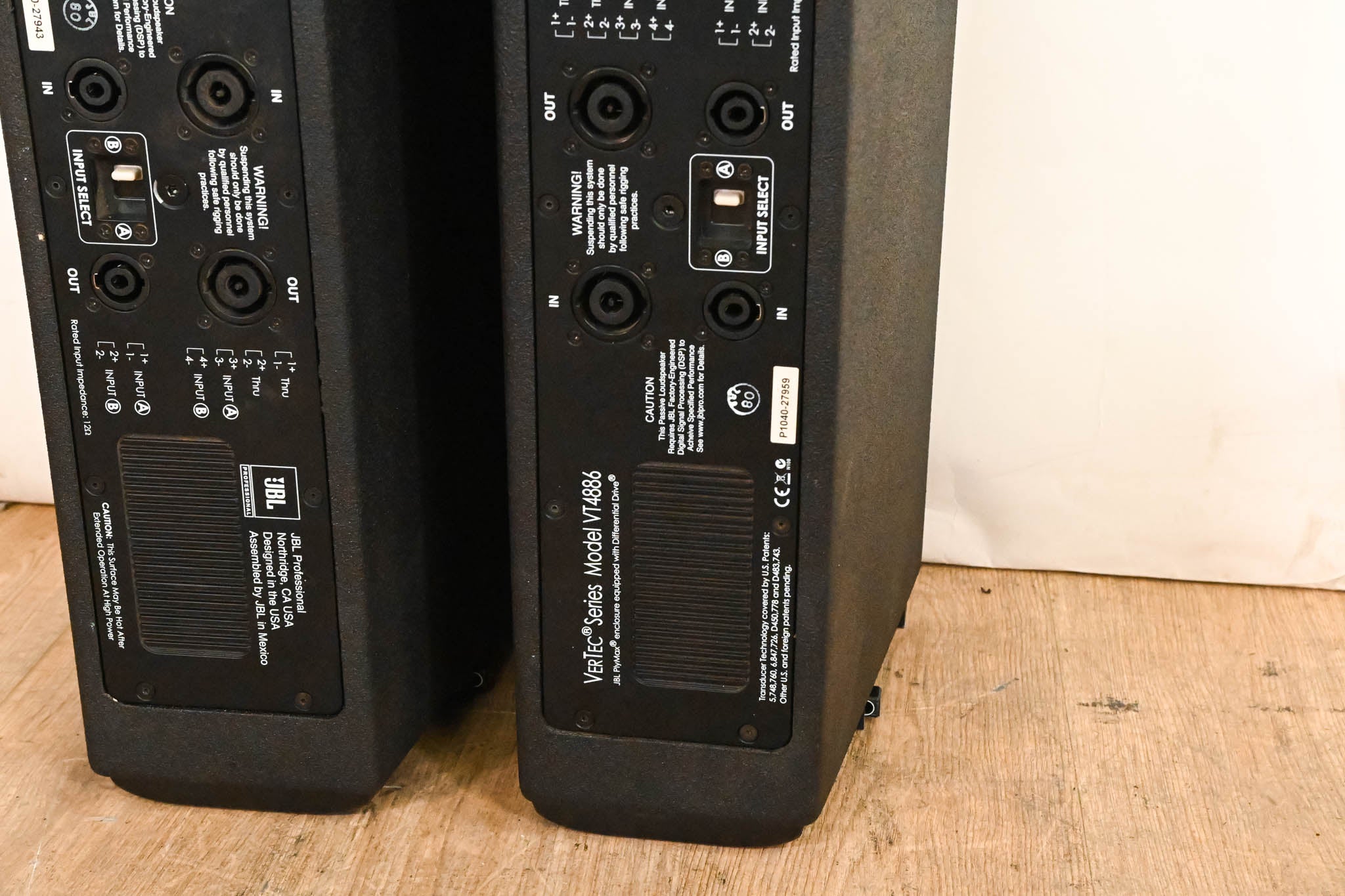 JBL VT4886 Dual 6.5" Passive Compact Line Array Loudspeakers (PAIR)