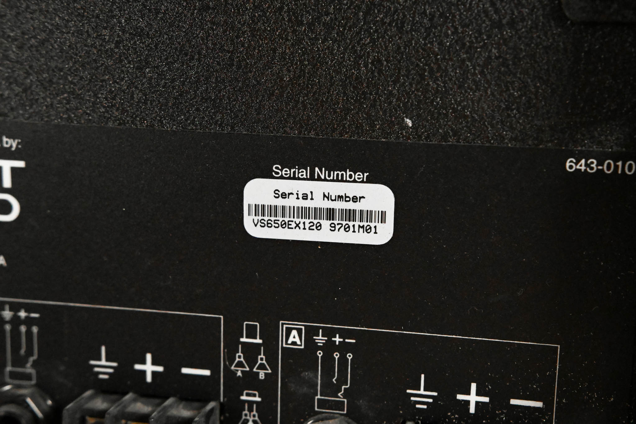 Crest Audio VS650 2-Channel Power Amplifier