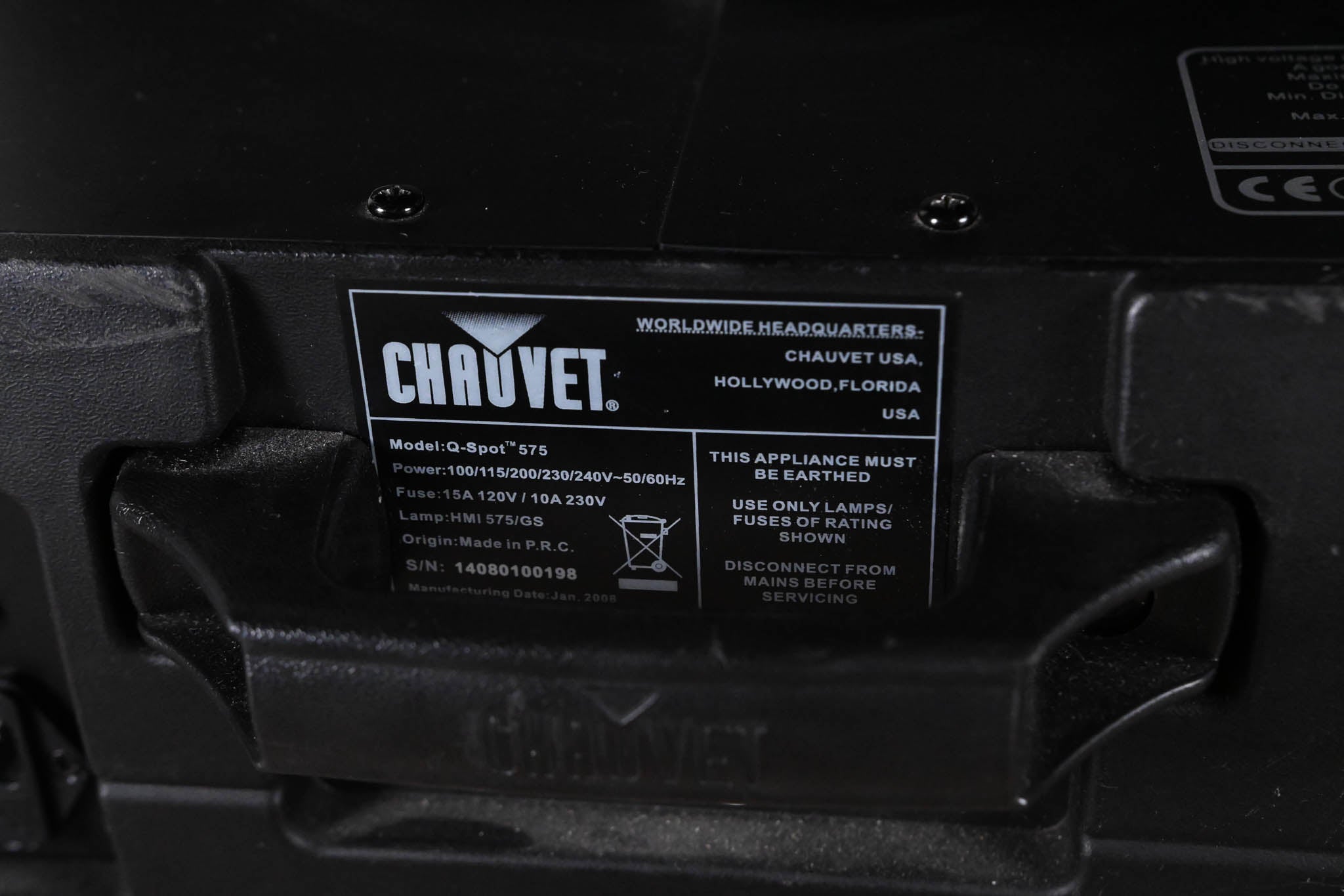 Chauvet Q-Spot 575 DMX Moving Yoke Lighting Fixture