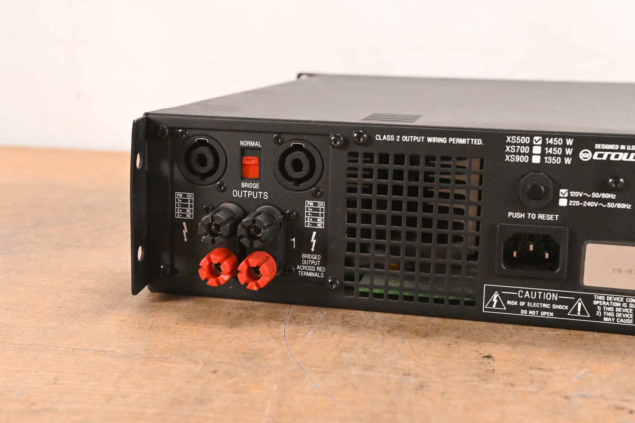 Crown Xs500 2-Channel Power Amplifier