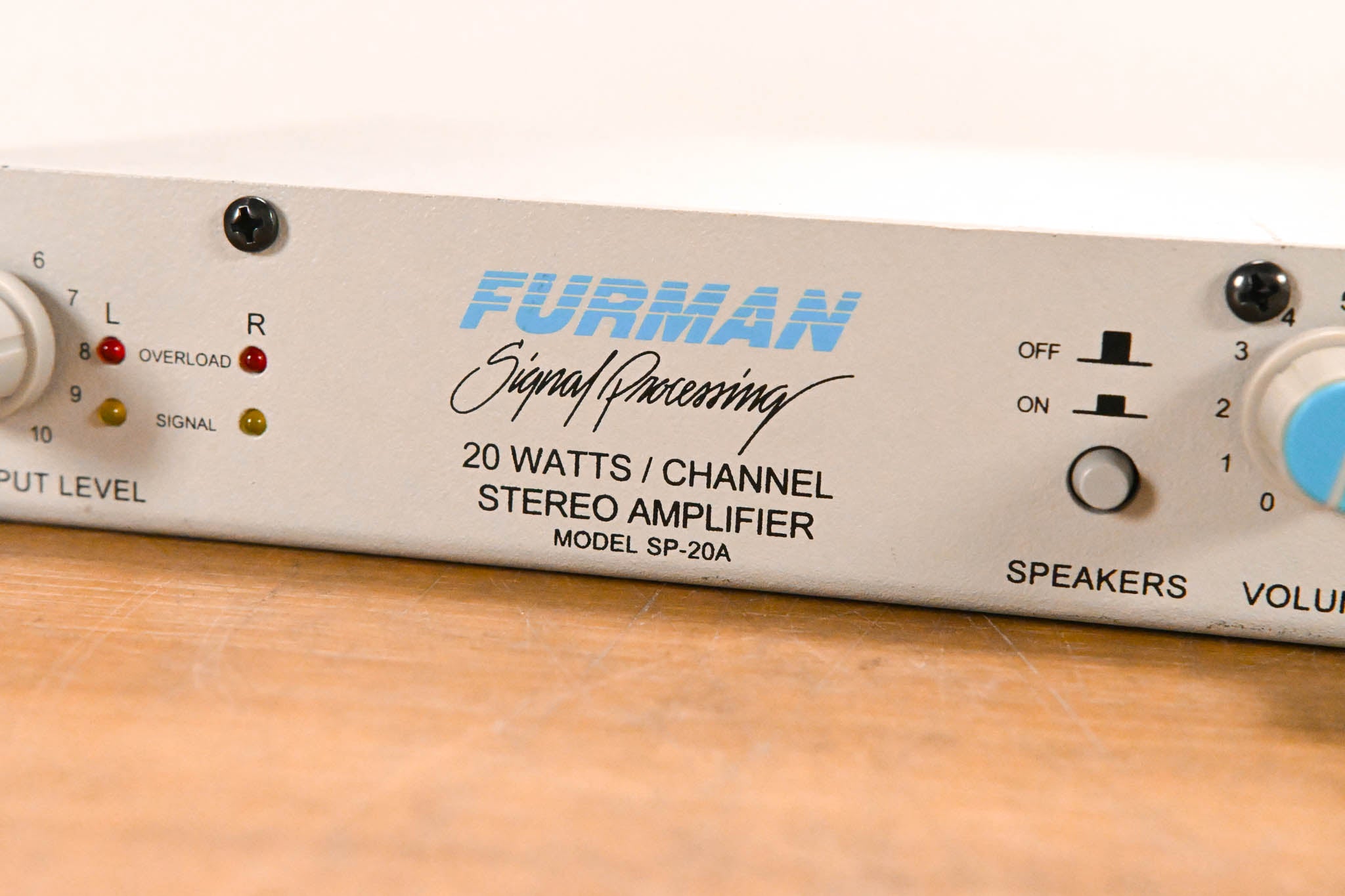 Furman SP-20A 20 Watts/Channel Stereo Amplifier