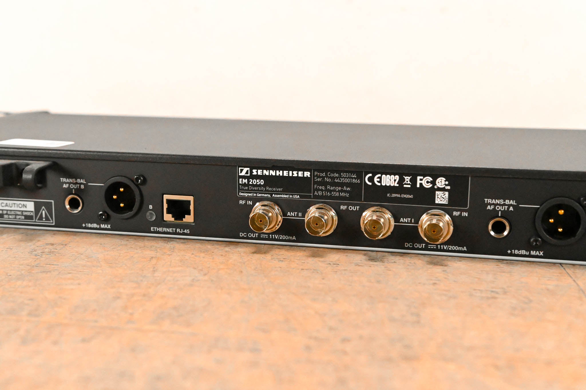 Sennheiser EM 2050 Dual-Channel Wireless Receiver Aw Range: 516-558 MHz