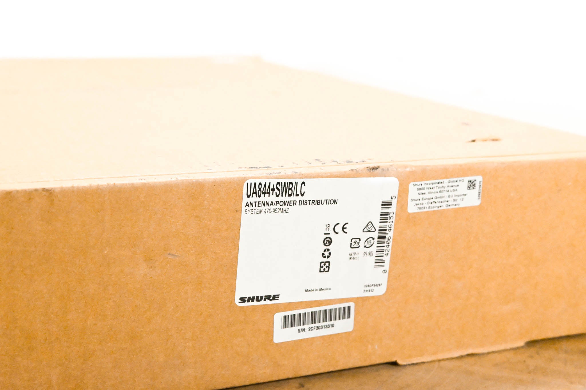 Shure UA844+SWB UHF Wideband Antenna Distribution System