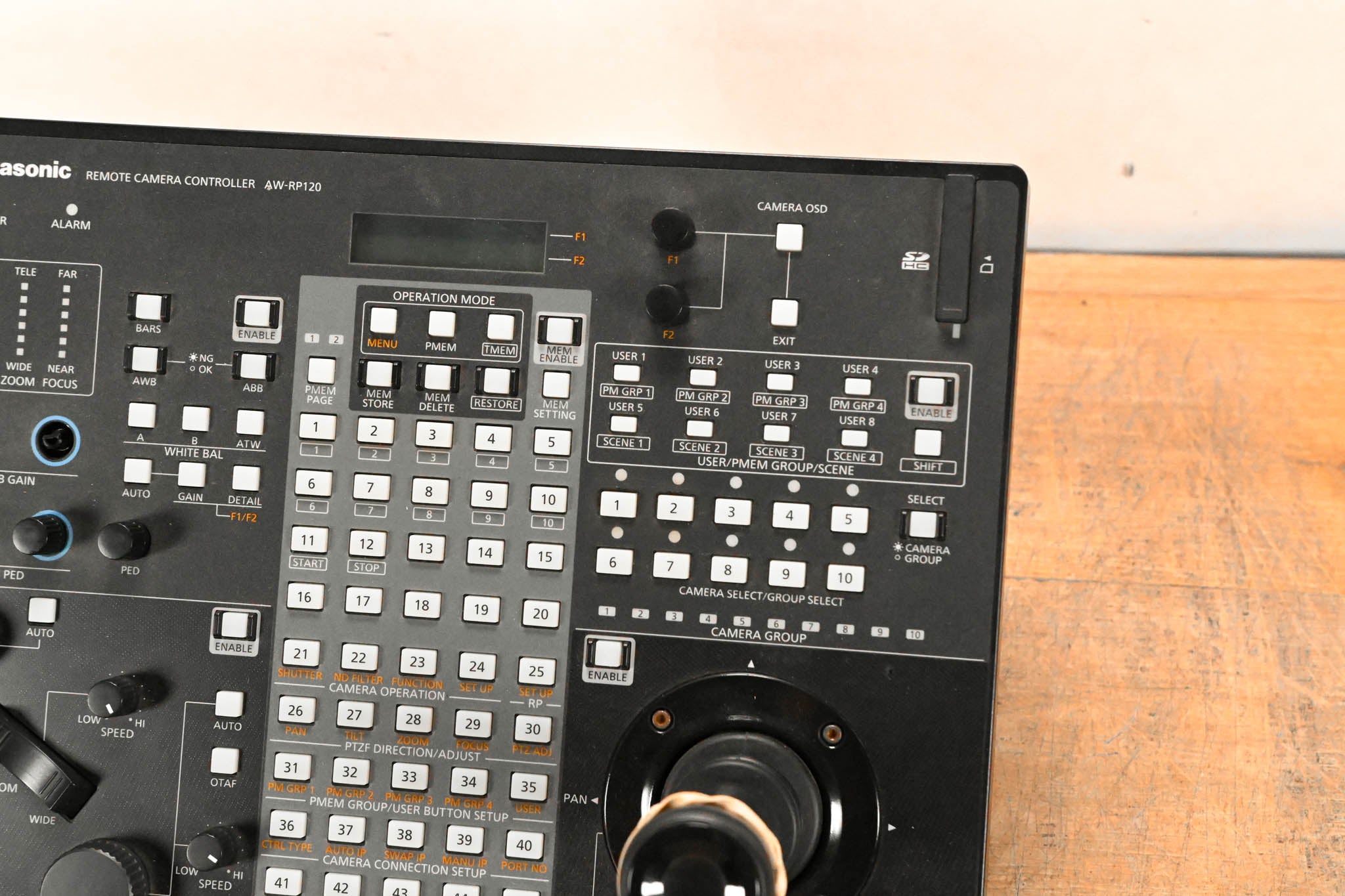Panasonic AW-RP120G Remote Camera Controller (NO POWER SUPPLY)