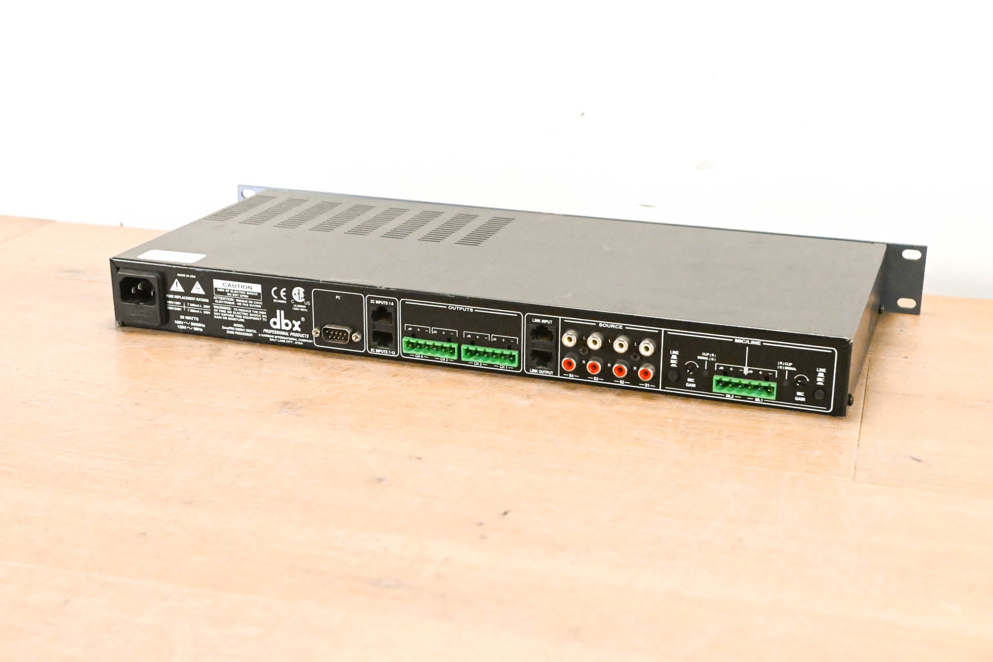 dbx ZonePRO 640 6x4 Digital Zone Processor