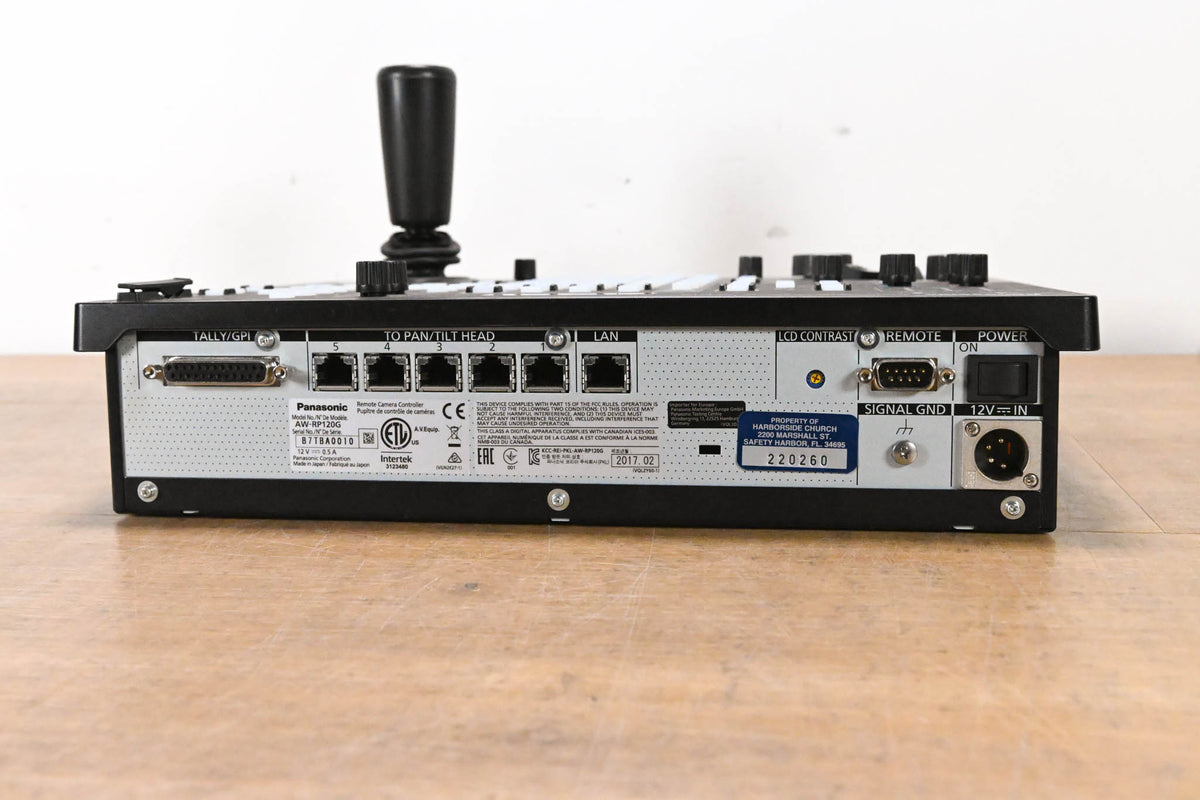 Panasonic AW-RP120G Remote Camera Controller (NO POWER SUPPLY)