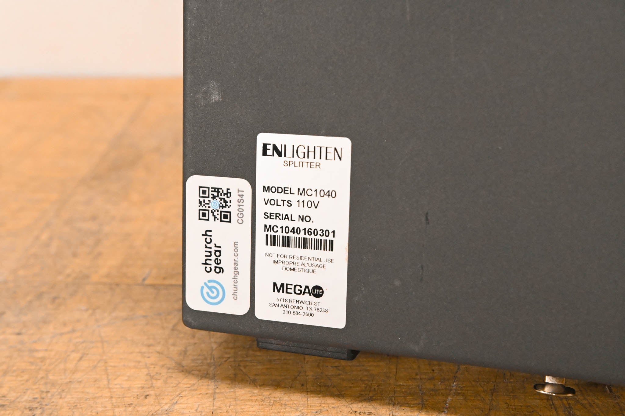 MEGA-LITE MC1040 Enlighten Splitter DMX Lighting Control