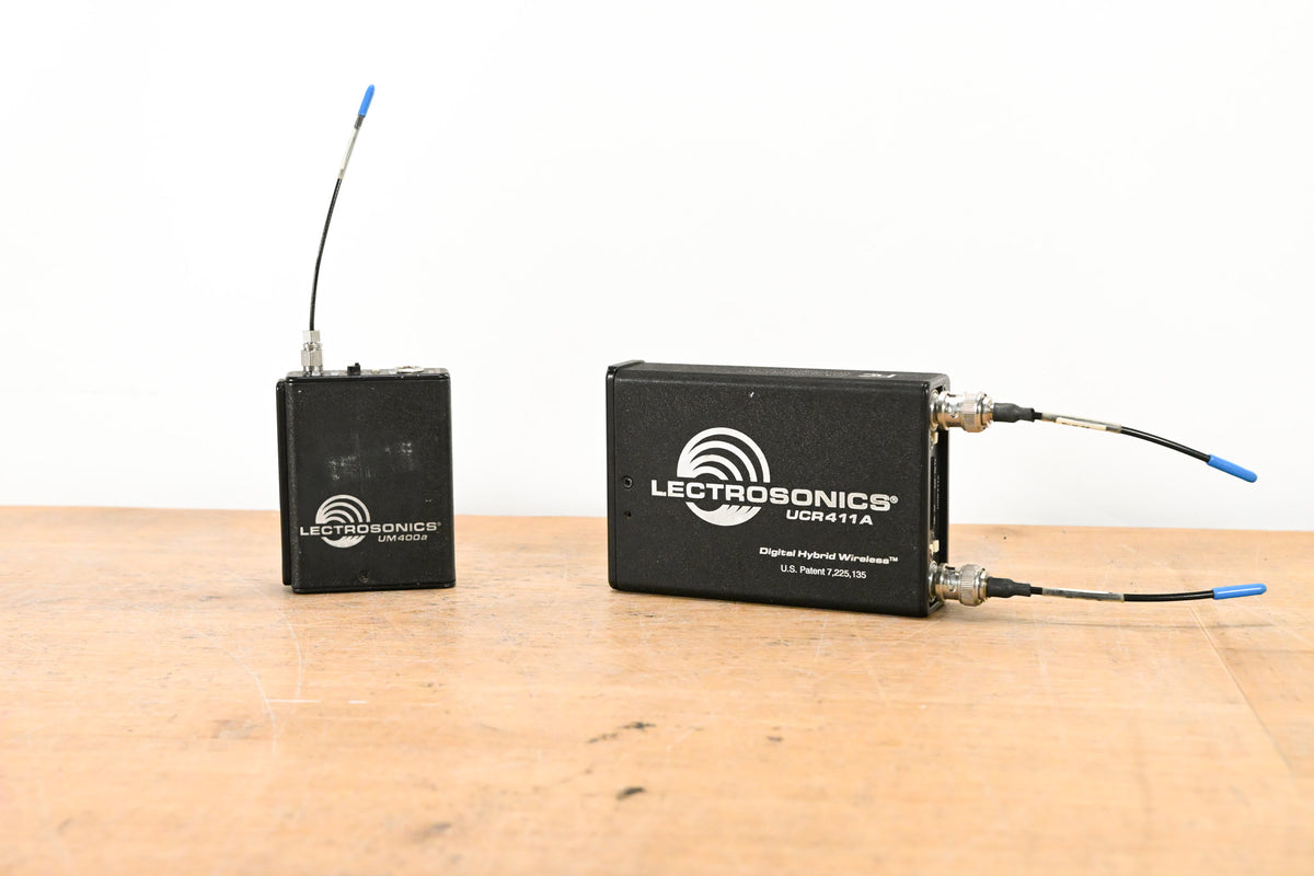 Lectrosonics UCR411A Receiver w/ UM400a Transmitter - Block 26 (NO PSU)