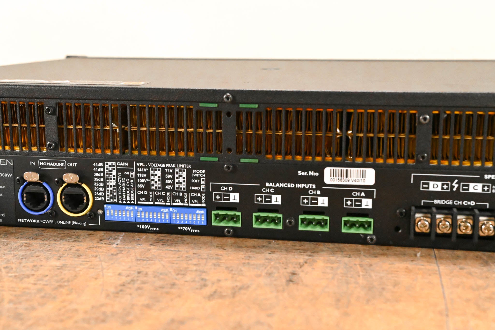 Lab Gruppen C 68:4 6800W Four-Channel Power Amplifier