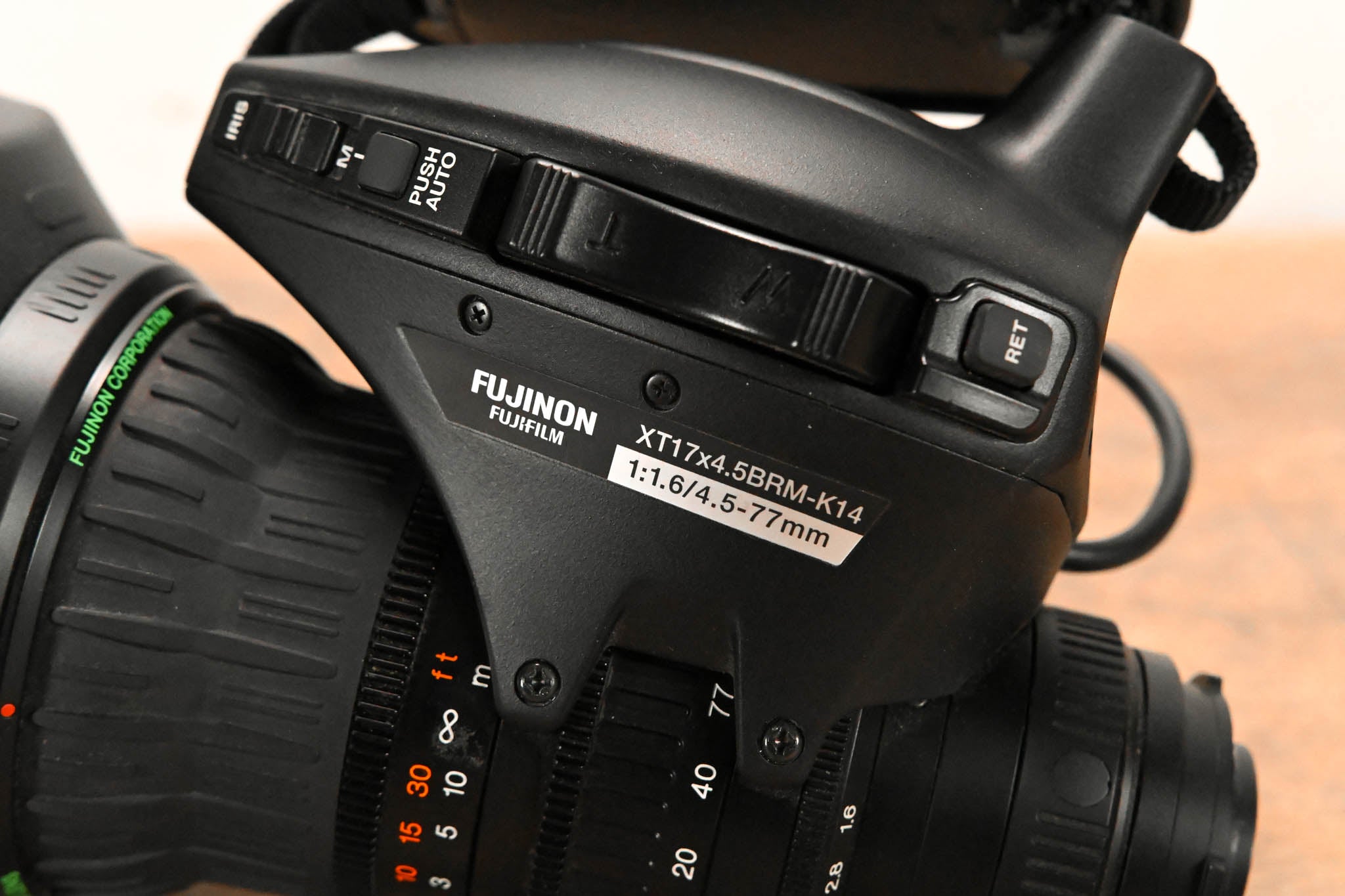 Fujinon XT17x4.5BRM-K14 HD ENG Zoom Lens - 1:1.6/4.5-77mm