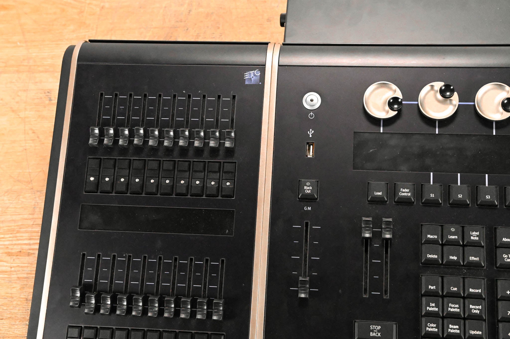 ETC ION 1000 Lighting Console with ETC 2x10 Universal Fader Wing