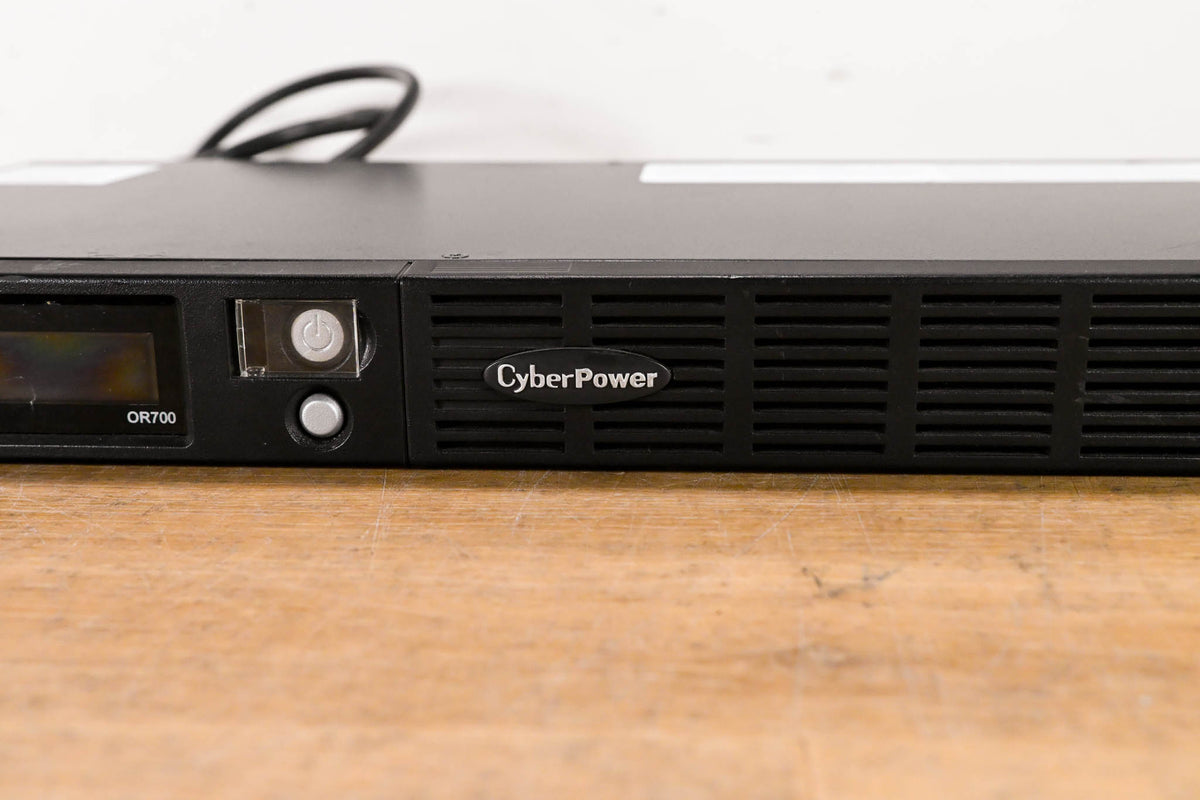 CyberPower OR700LCDRM1U Smart App LCD 700VA/400W 6-Outlet Rackmount UPS