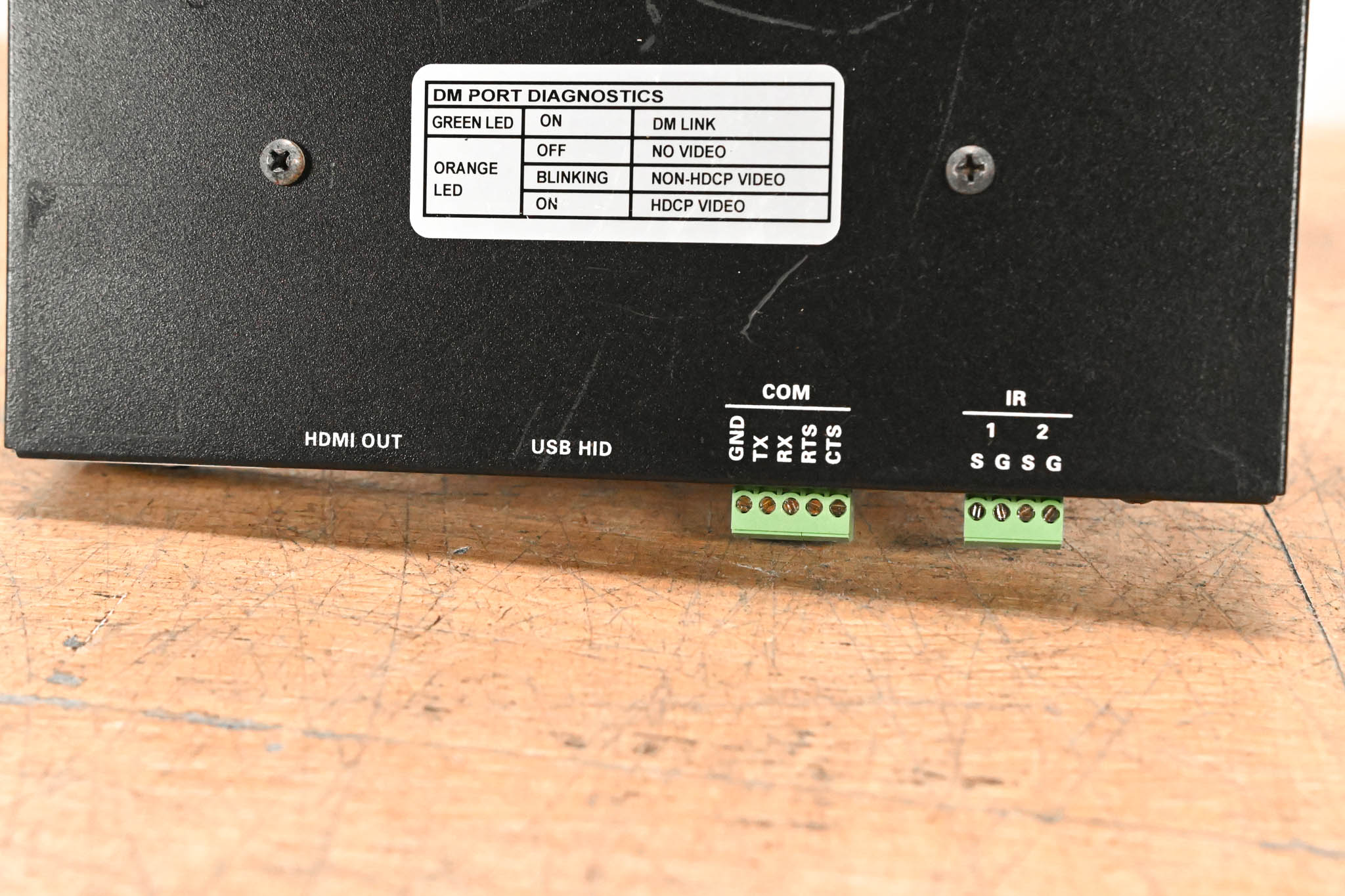Crestron DM-RMC-SCALER-C Receiver & Room Controller (NO POWER SUPPLY)