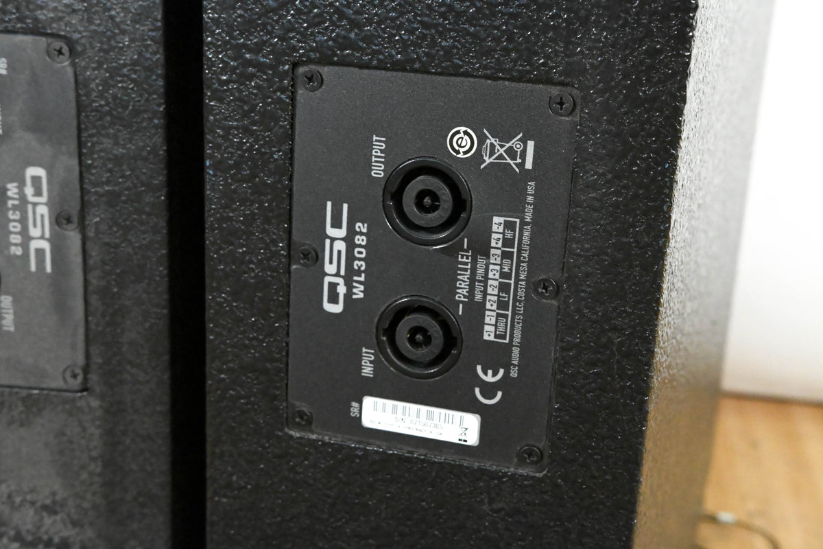 QSC WL3082 WideLine-8 3-Way Line Array Loudspeaker (PAIR)