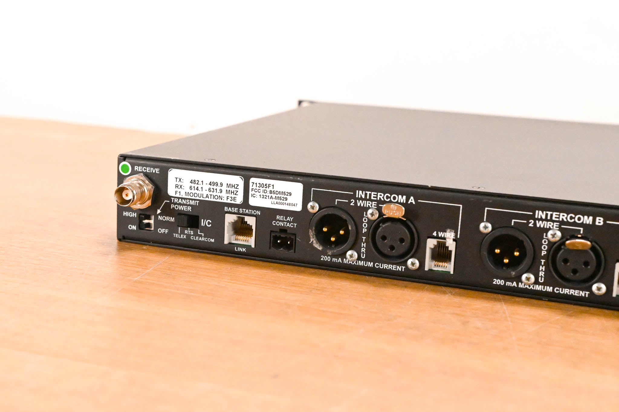Telex RadioCom BTR-800 2-Channel UHF Base Station
