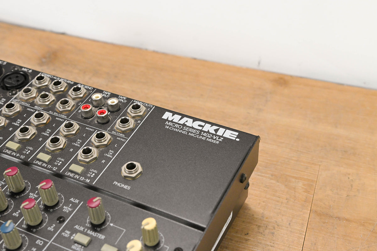 Mackie 1402-VLZ Micro Series 14-Channel Audio Mixer
